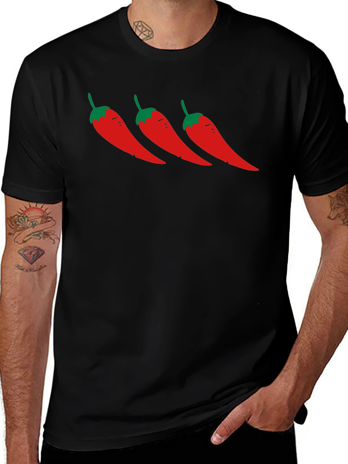 Chili Pepper Graphic T-Shirt - Bold Style