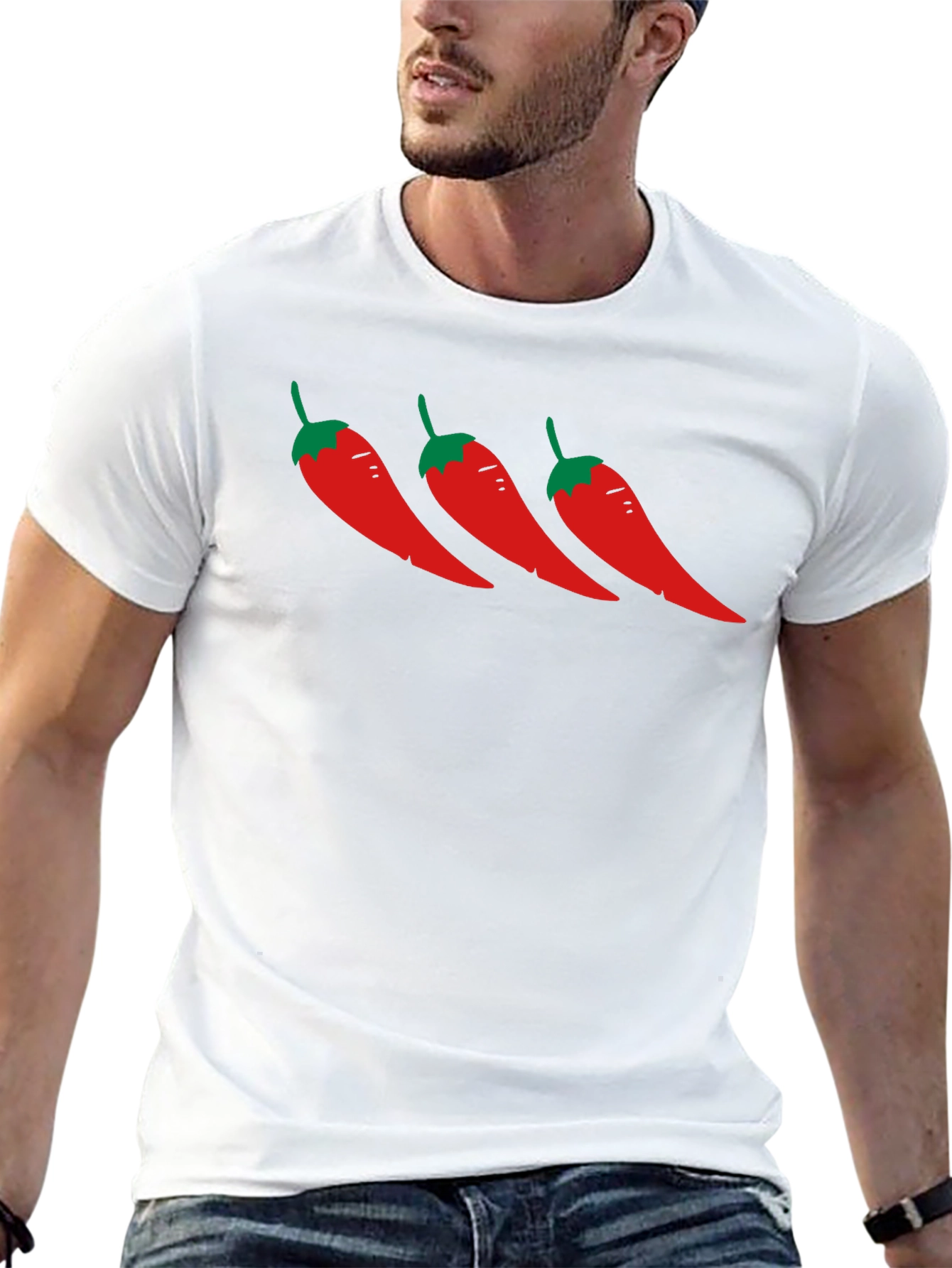 Chili Pepper Graphic T-Shirt - Bold Style