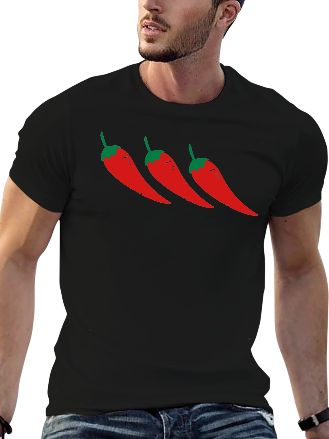 Chili Pepper Graphic T-Shirt - Bold Style