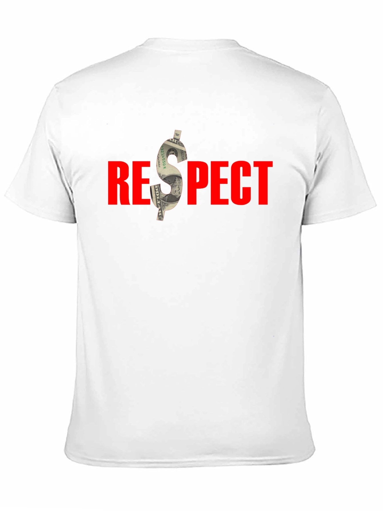 Respect Black T-Shirt - Money Graphic Tee