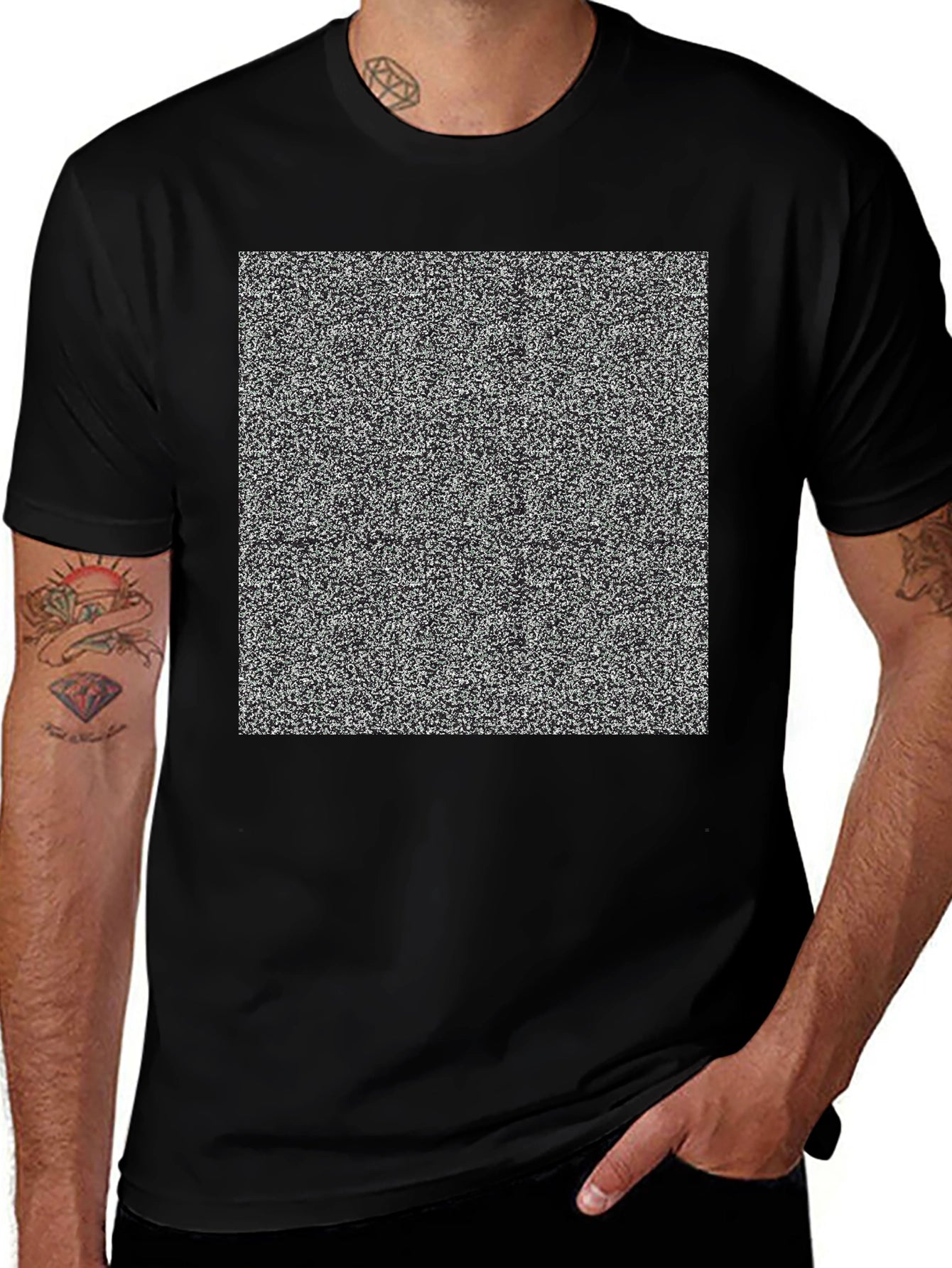 Static Pattern T-Shirt