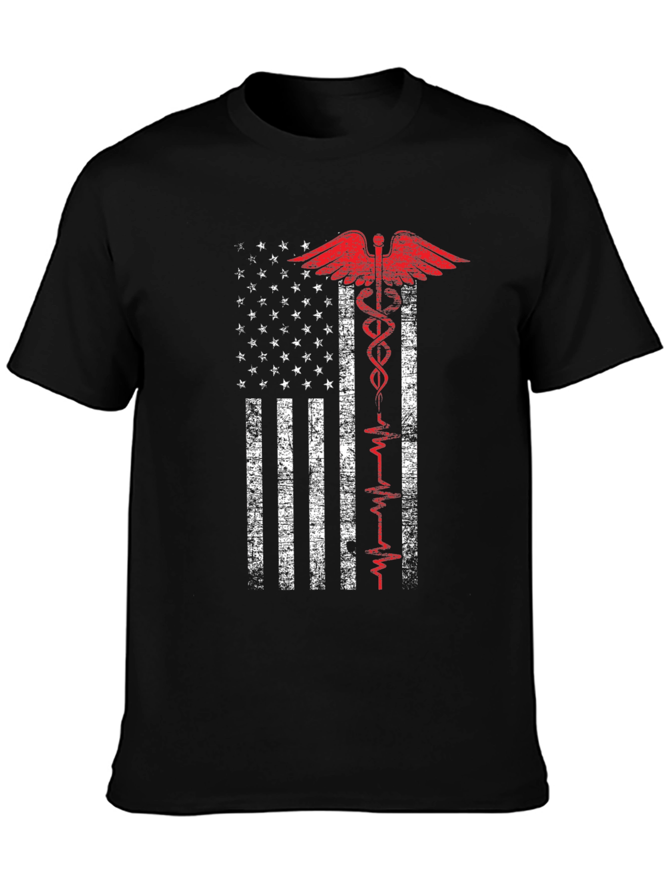 American Flag EMT Medical T-Shirt