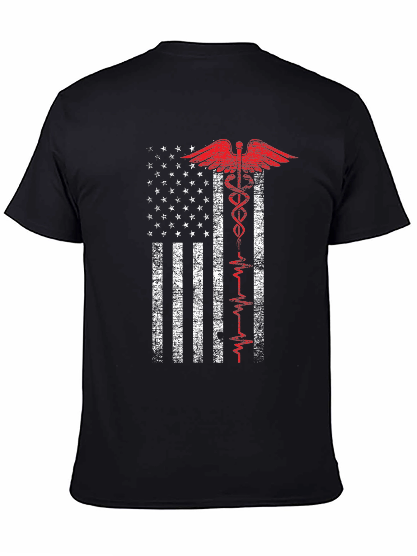 American Flag EMT Medical T-Shirt