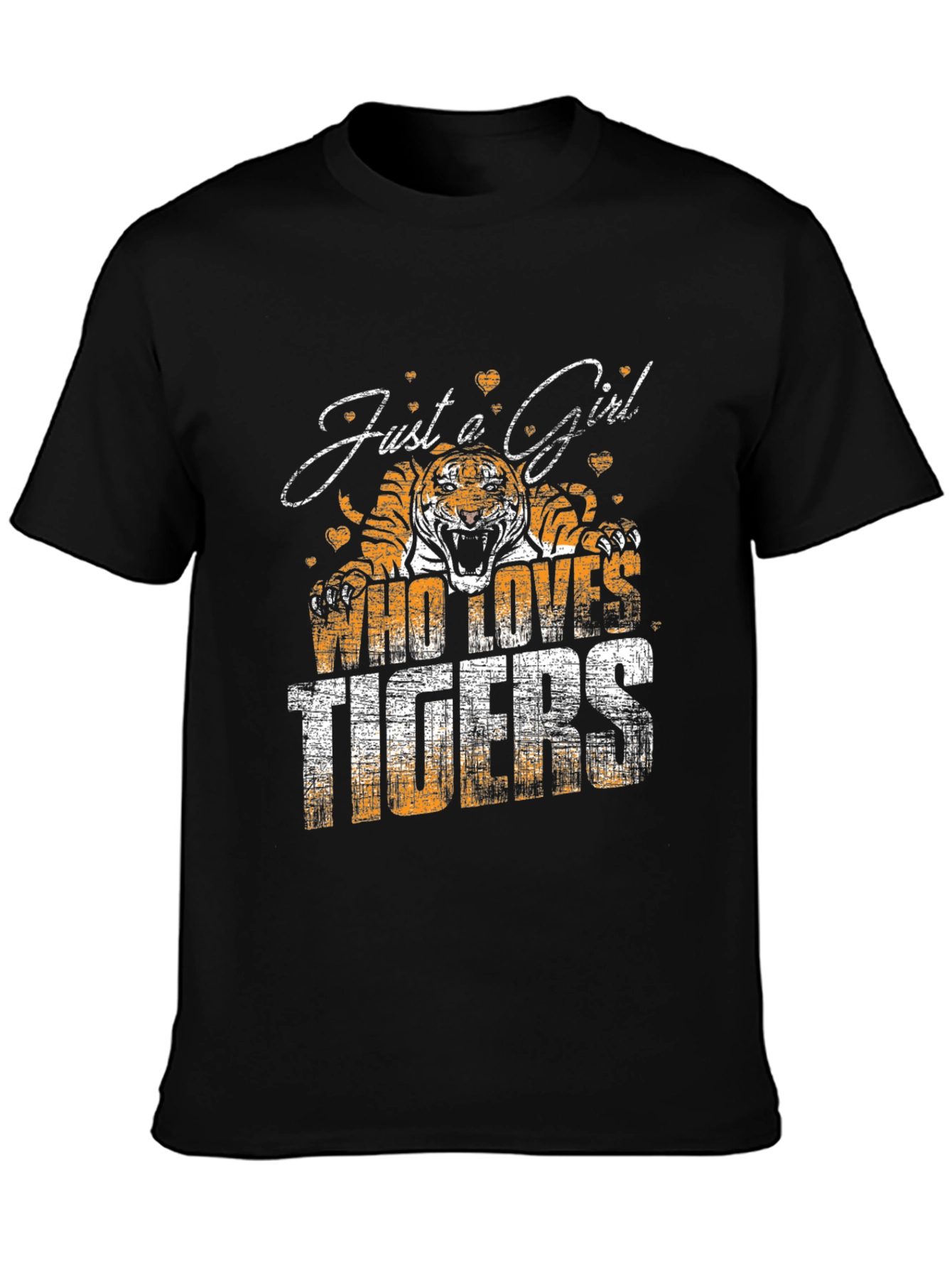 Just A Girl Who Loves Tigers T-Shirt