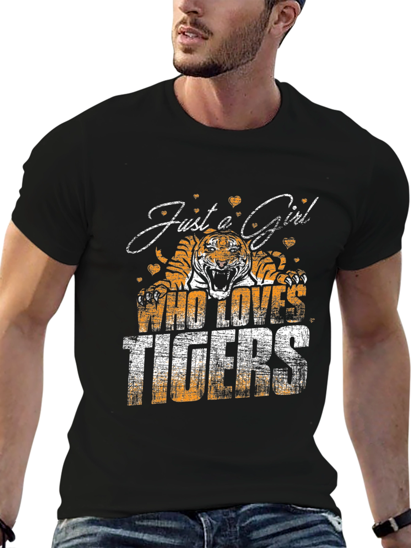 Just A Girl Who Loves Tigers T-Shirt