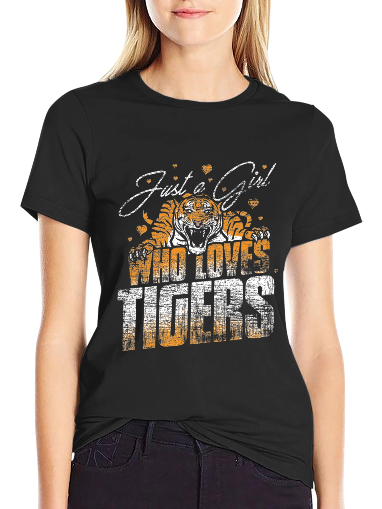 Just A Girl Who Loves Tigers T-Shirt