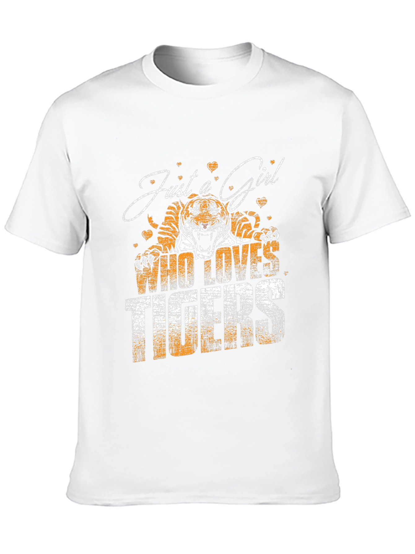 Just A Girl Who Loves Tigers T-Shirt