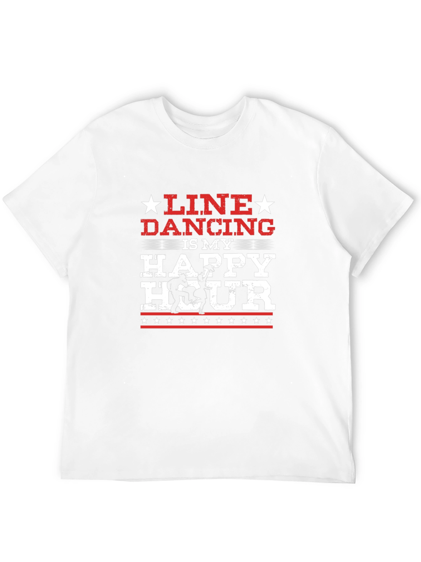 Line Dancing is My Happy Hour T-Shirt