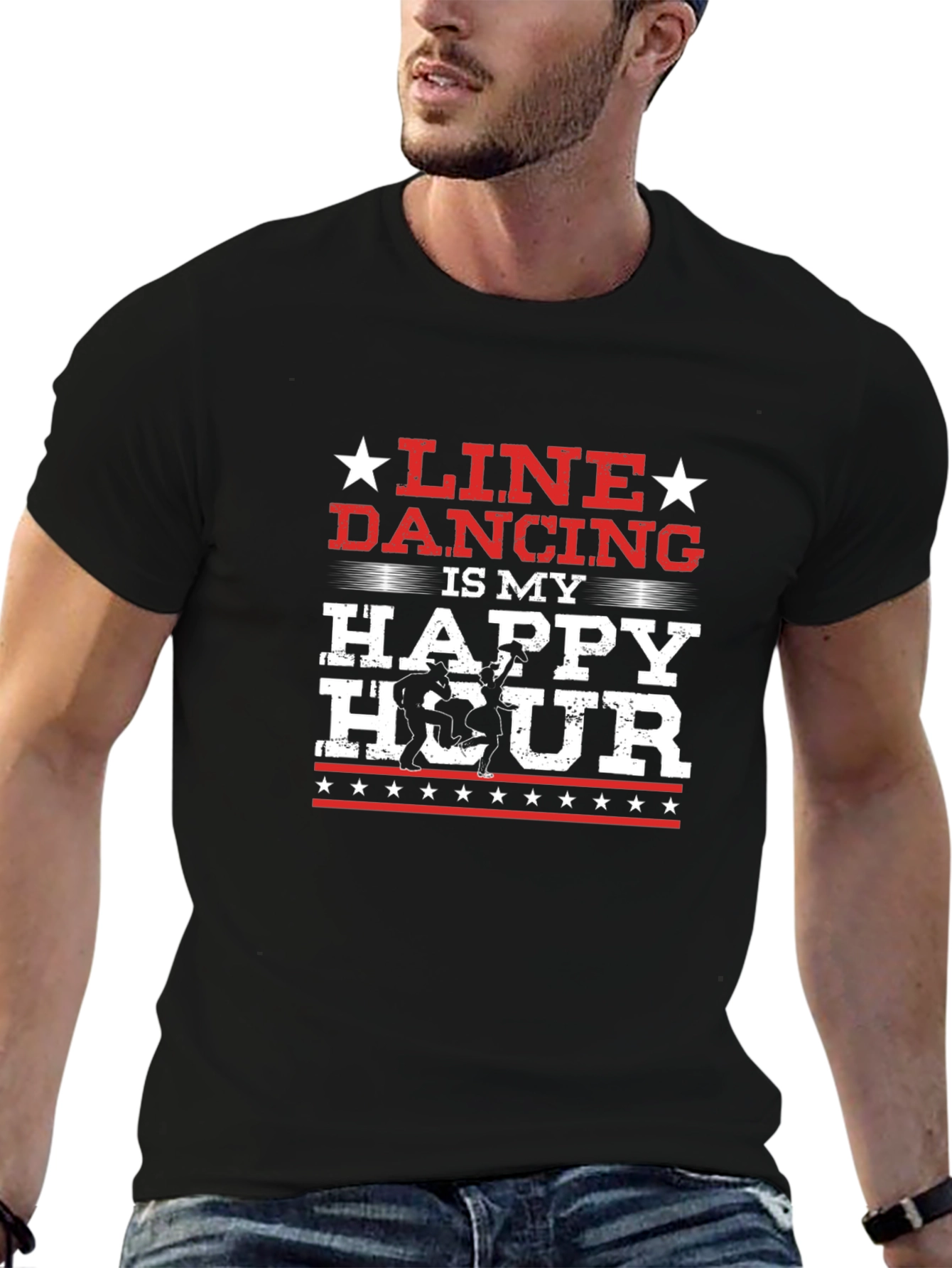 Line Dancing is My Happy Hour T-Shirt