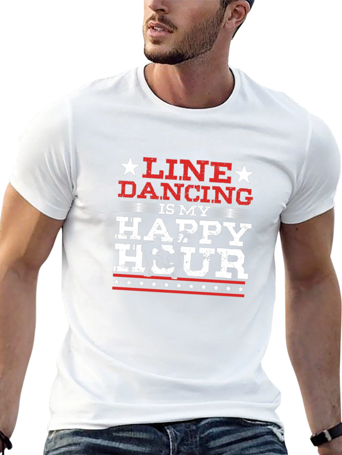 Line Dancing is My Happy Hour T-Shirt