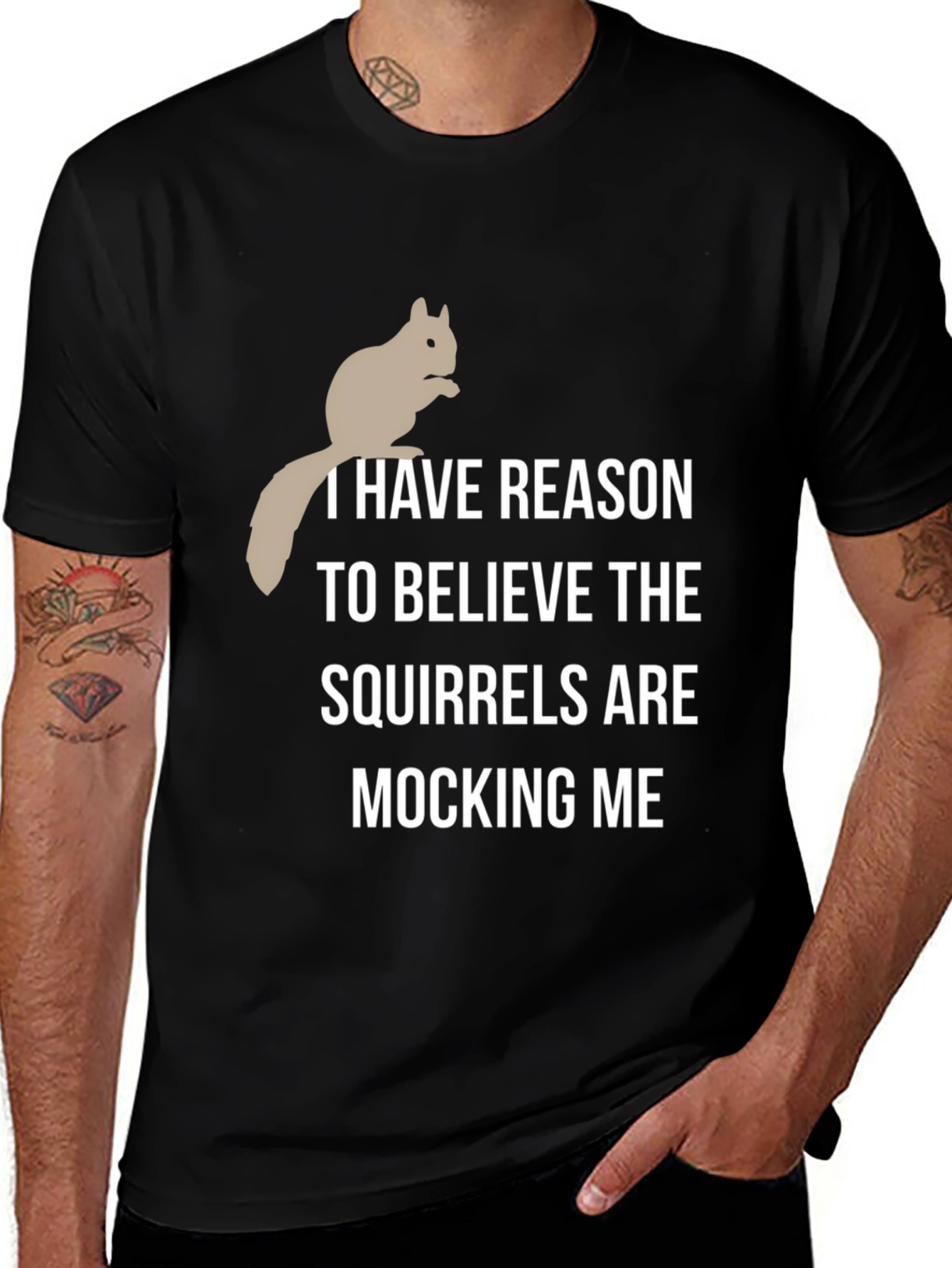 Squirrel Mocking T-Shirt