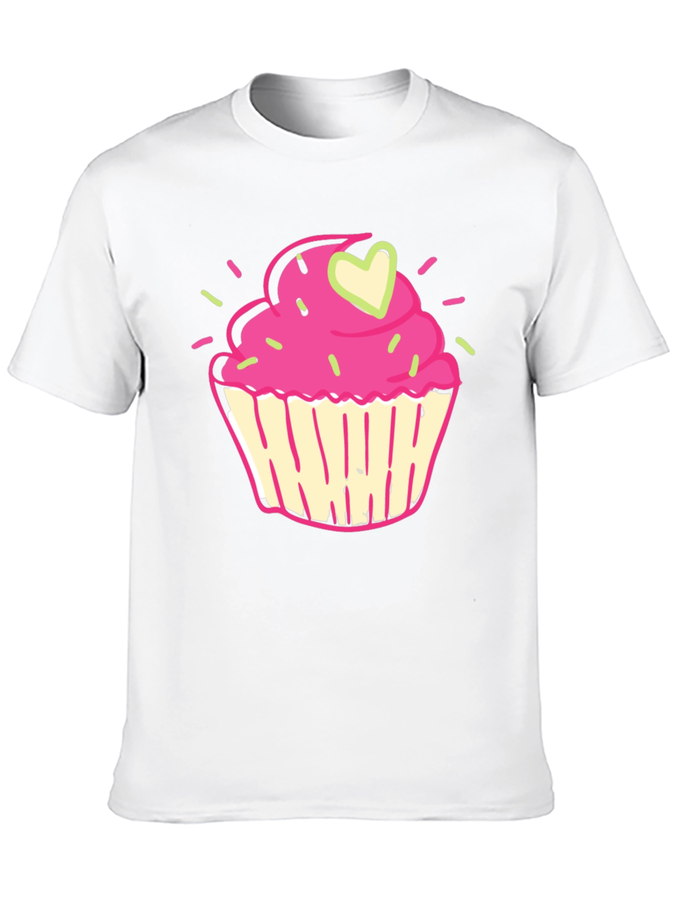 Cupcake Graphic Print T-Shirt