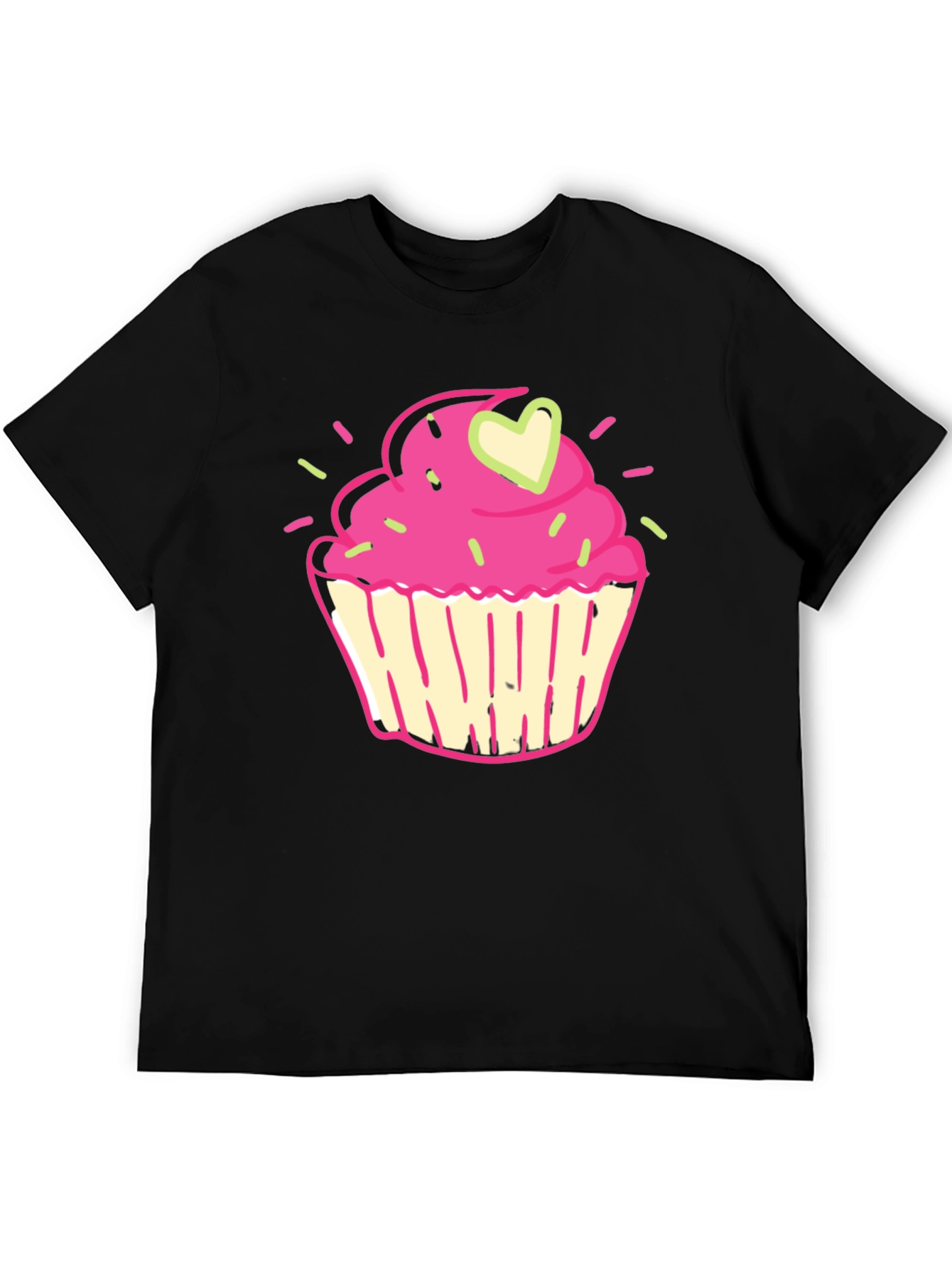 Cupcake Graphic Print T-Shirt