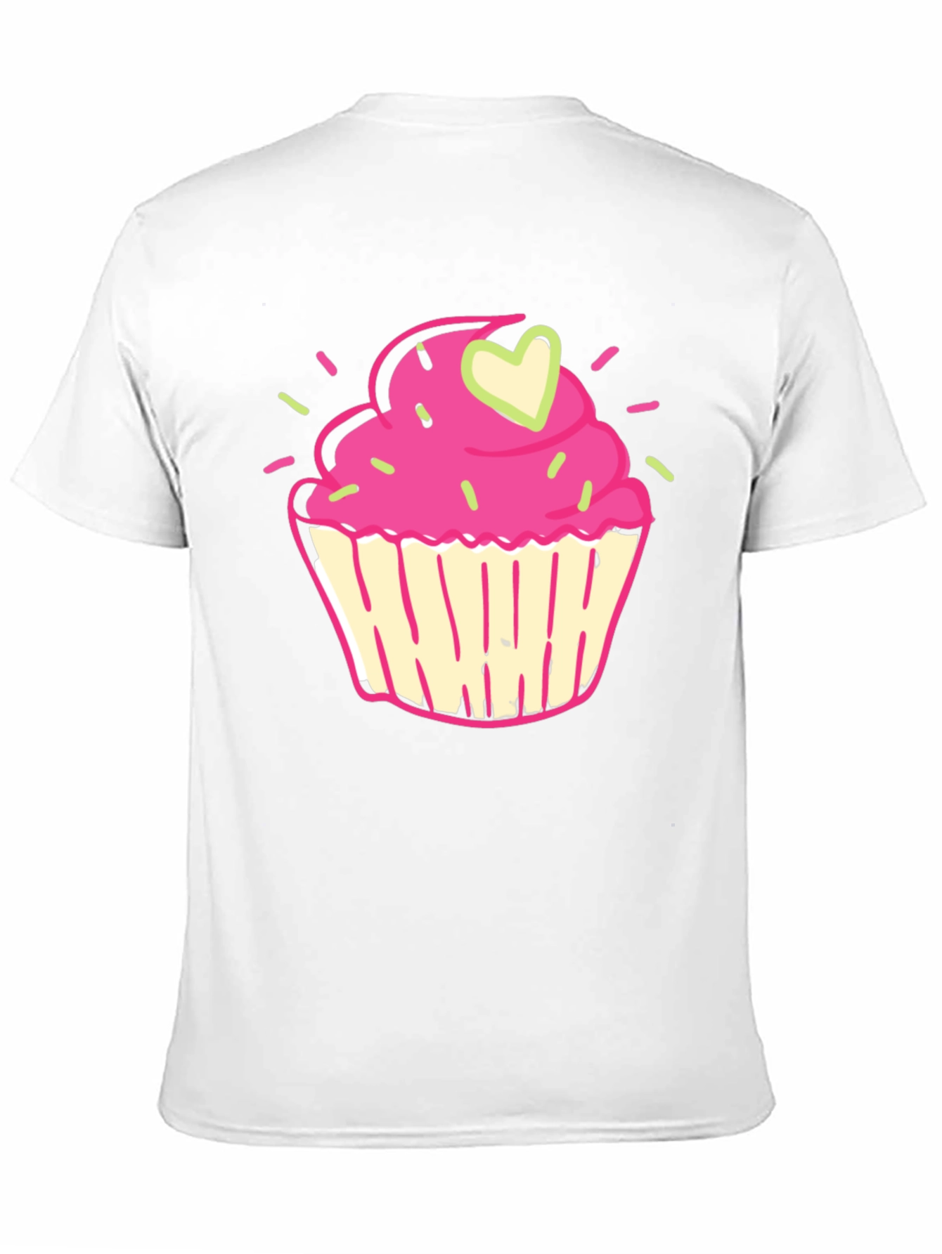 Cupcake Graphic Print T-Shirt