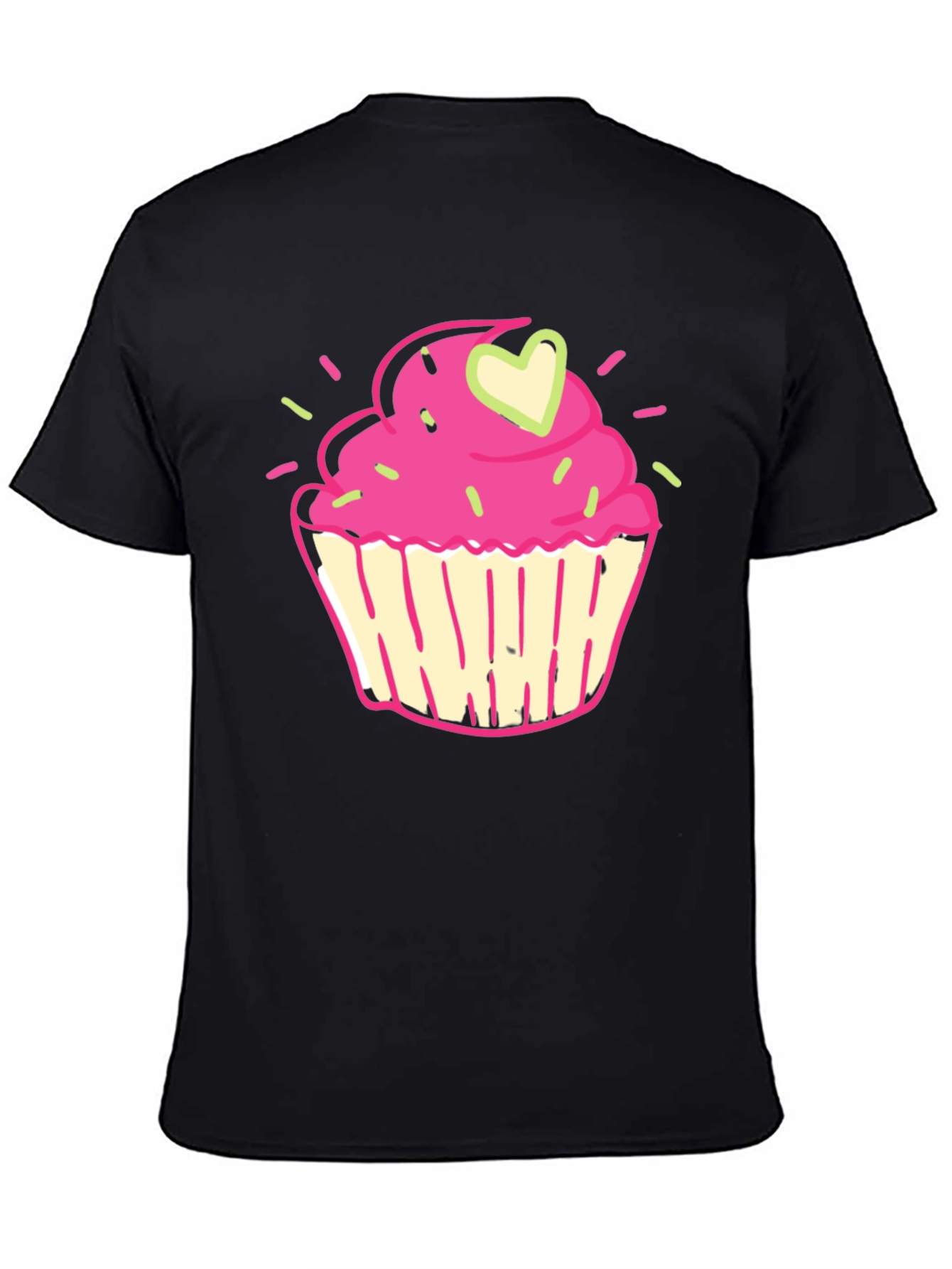 Cupcake Graphic Print T-Shirt