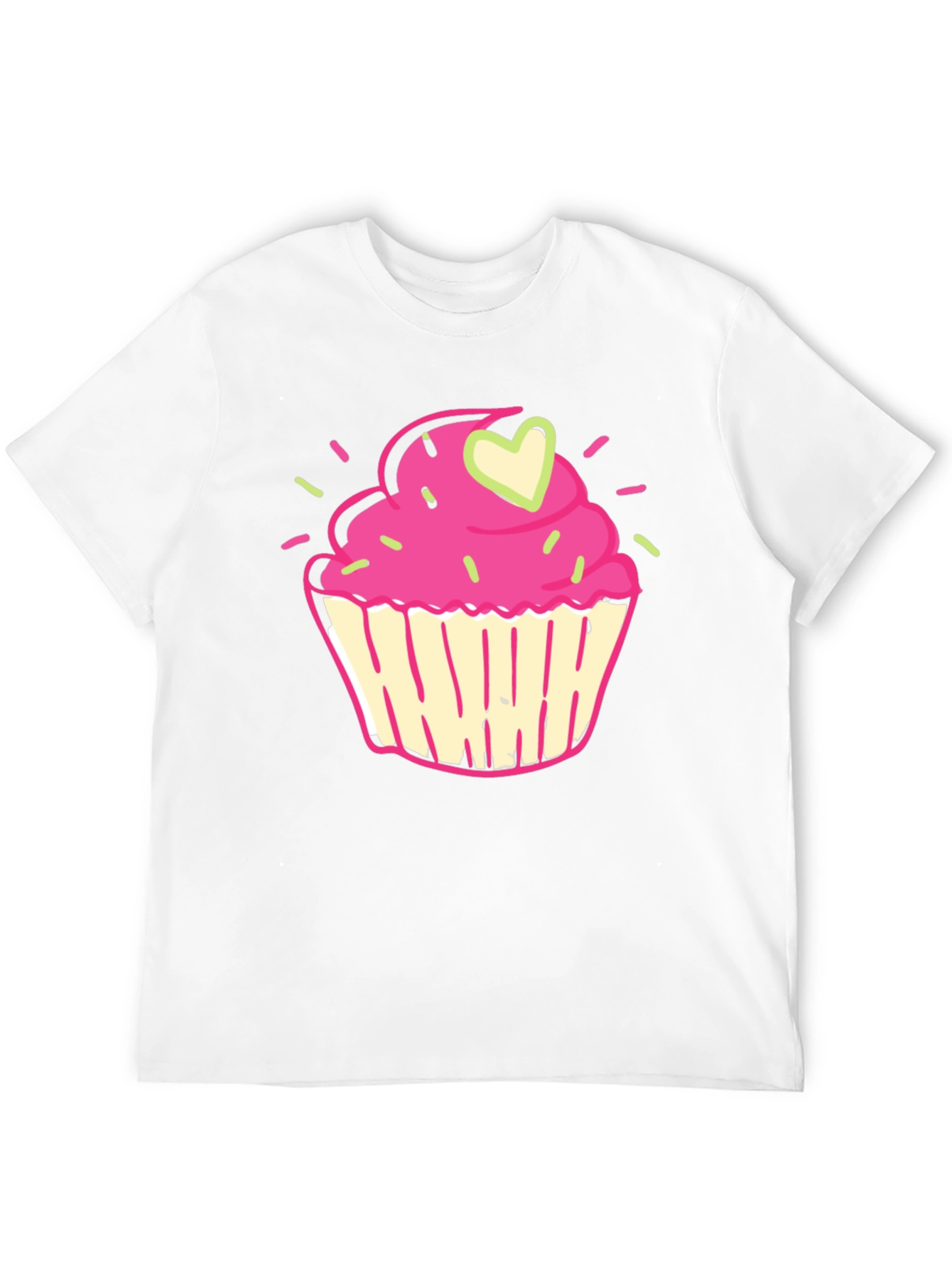 Cupcake Graphic Print T-Shirt