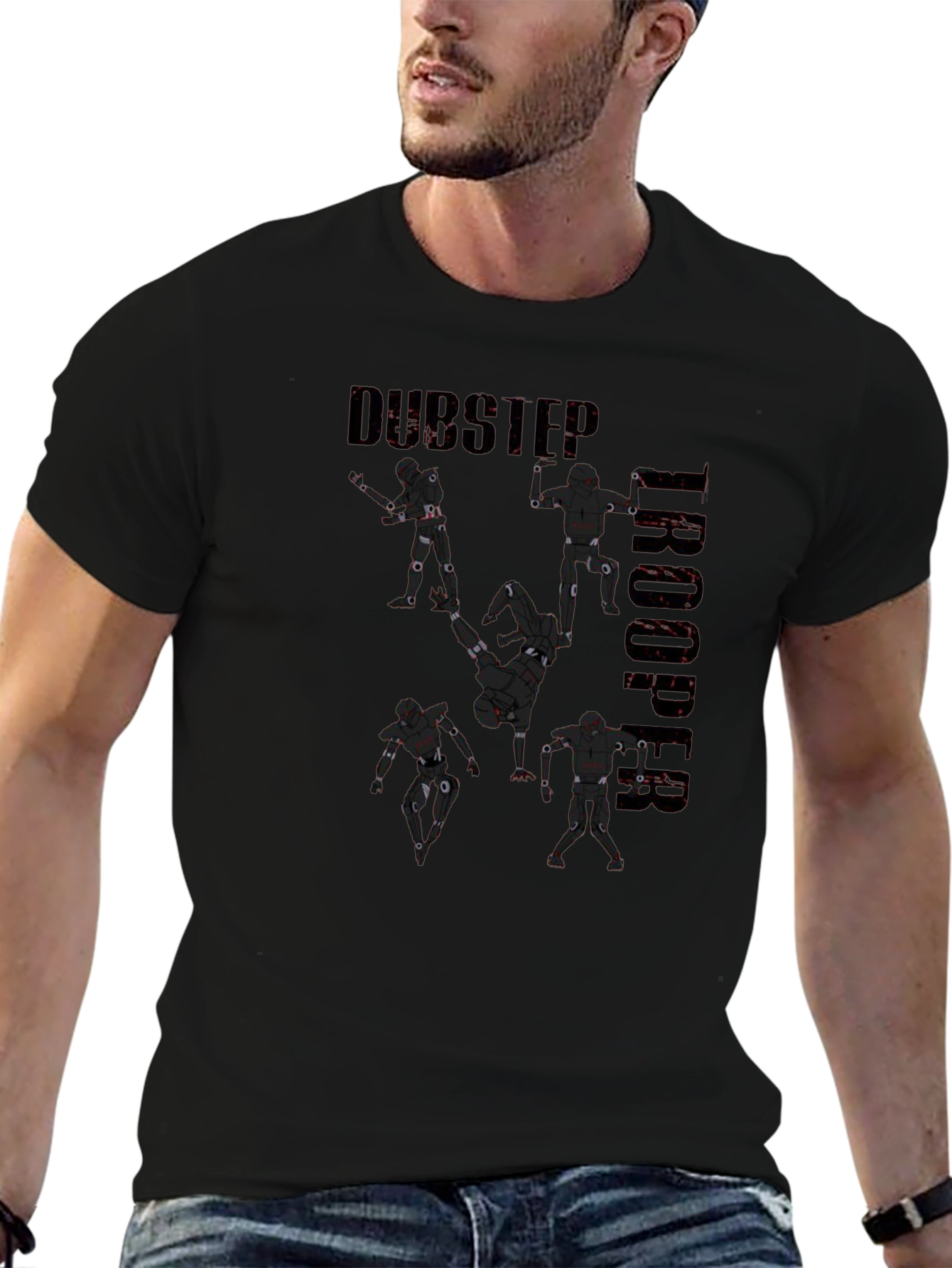 Dubstep Trooper Graphic Tee - Unique Design