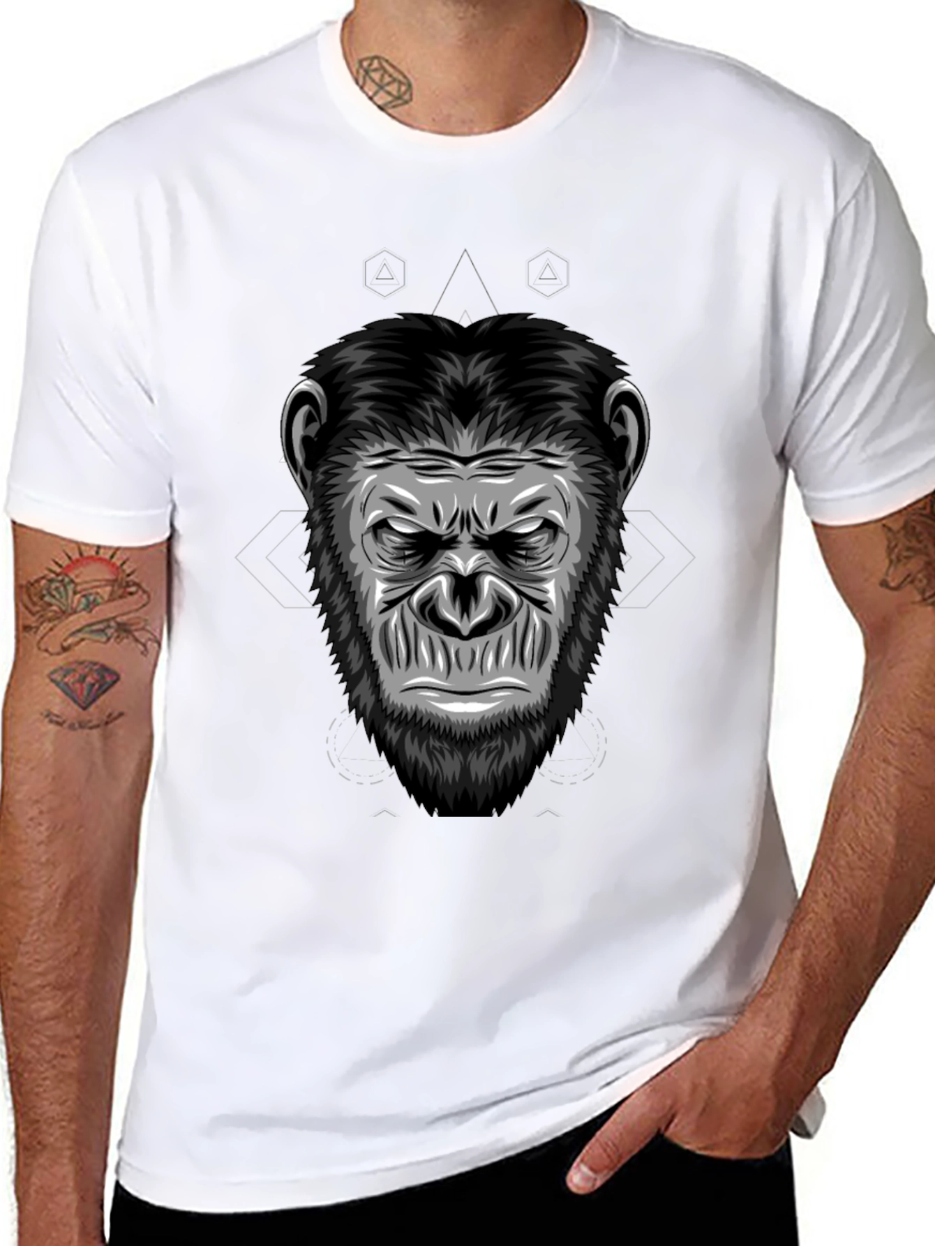 Ape Graphic Black T-Shirt