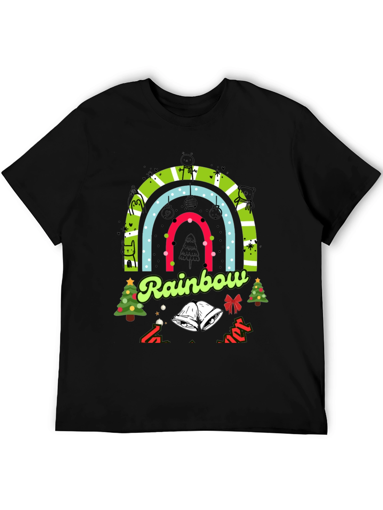 Rainbow Christmas T-Shirt