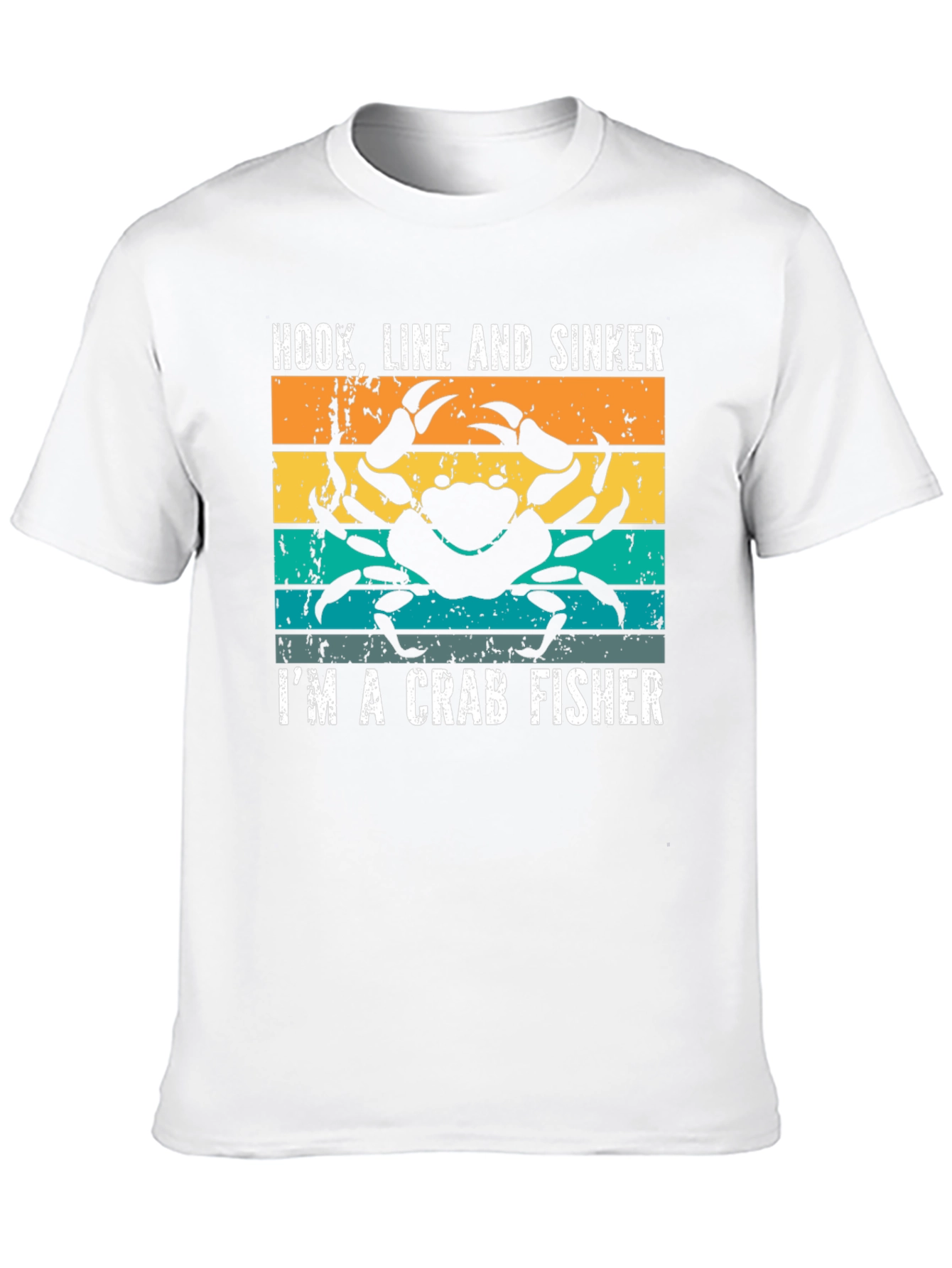 Crab Fisher T-Shirt - Hook Line and Sinker Tee
