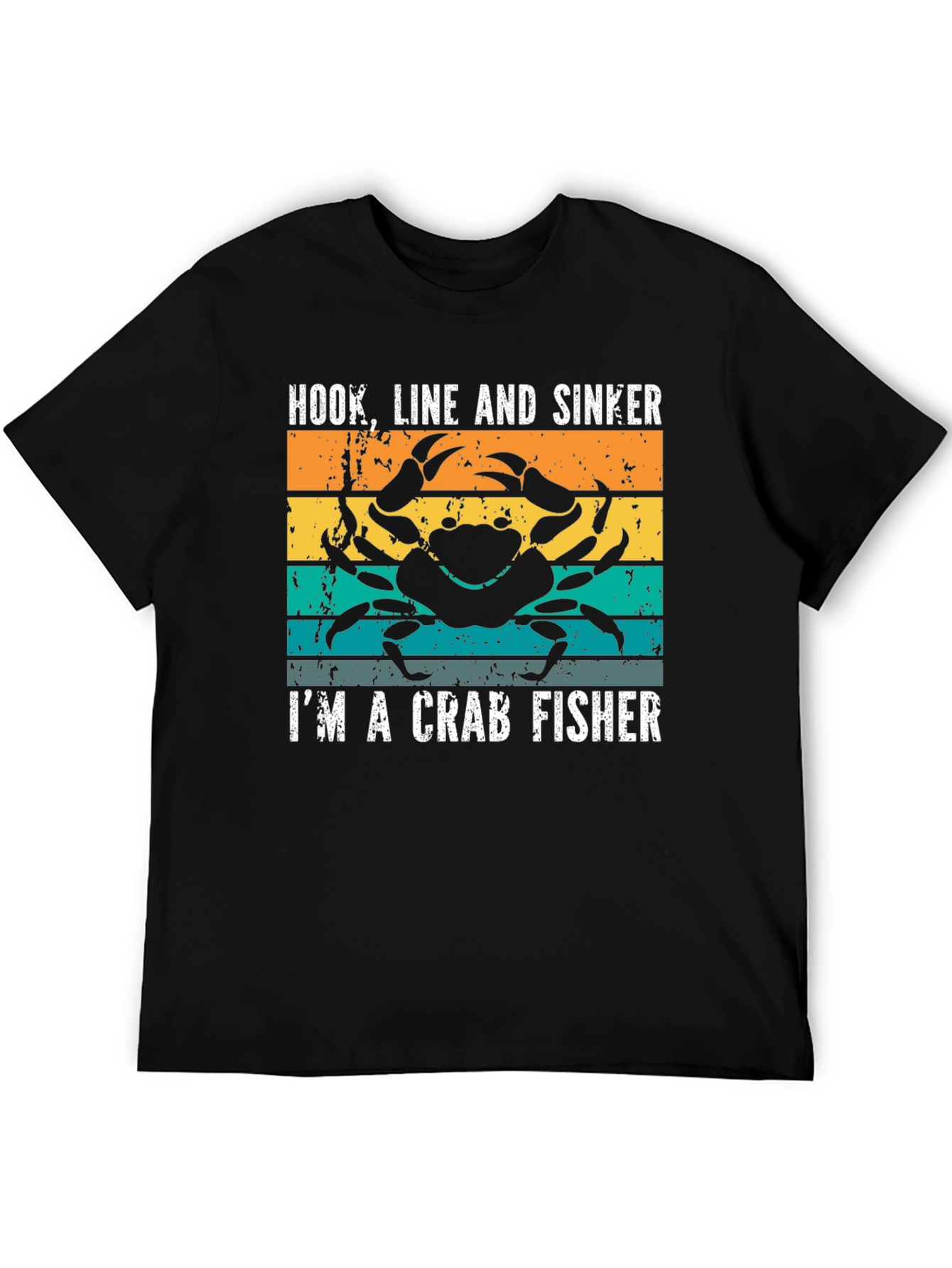 Crab Fisher T-Shirt - Hook Line and Sinker Tee