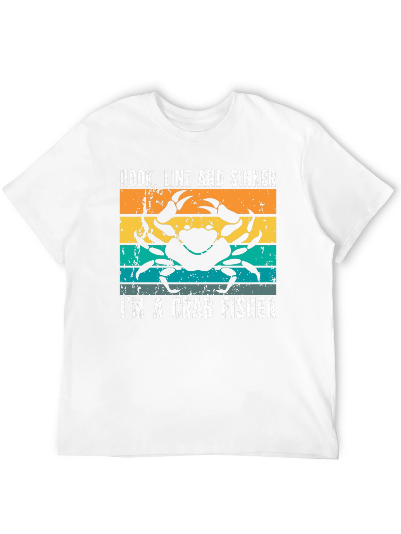 Crab Fisher T-Shirt - Hook Line and Sinker Tee