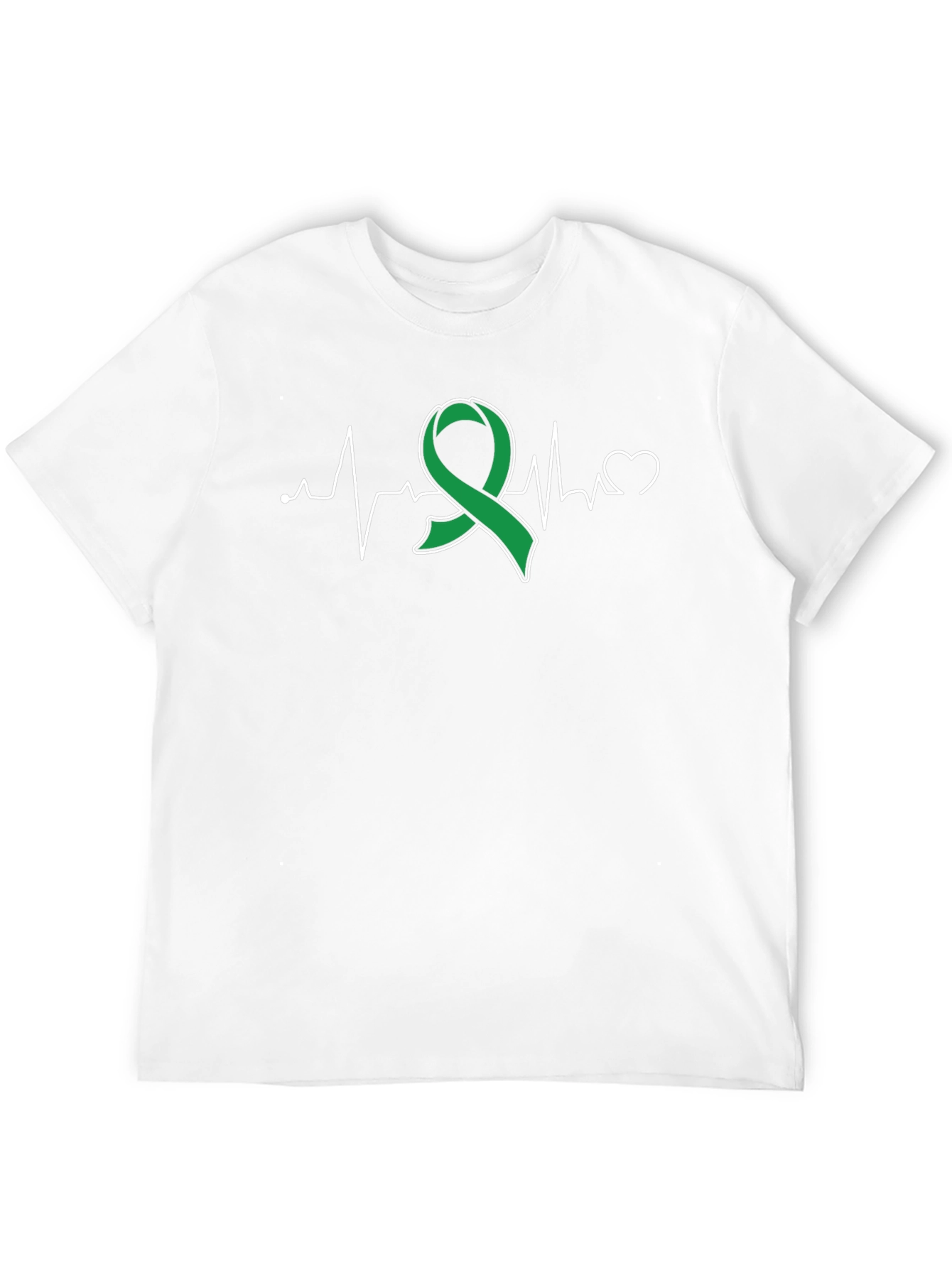 Green Ribbon Heartbeat T-Shirt