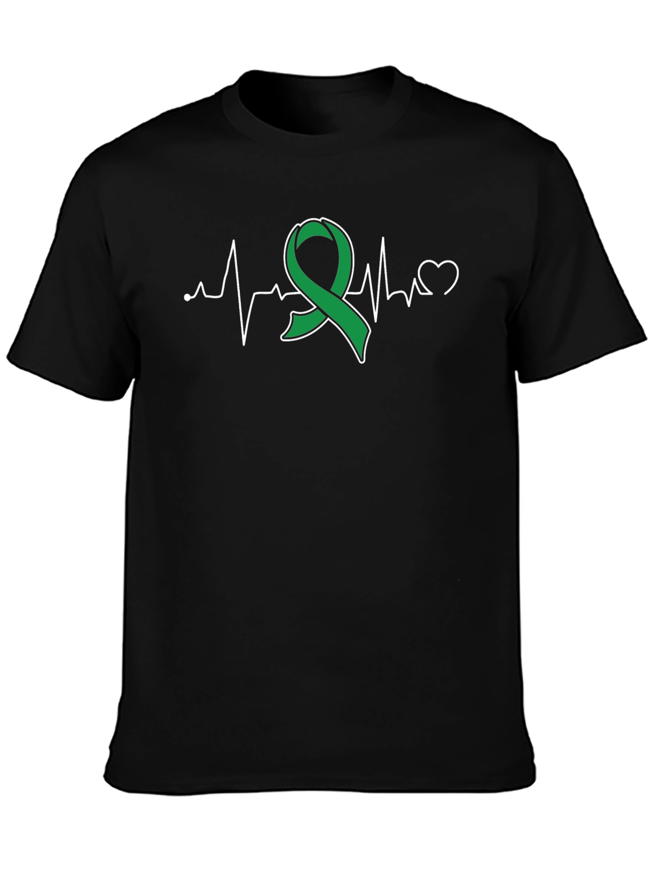 Green Ribbon Heartbeat T-Shirt