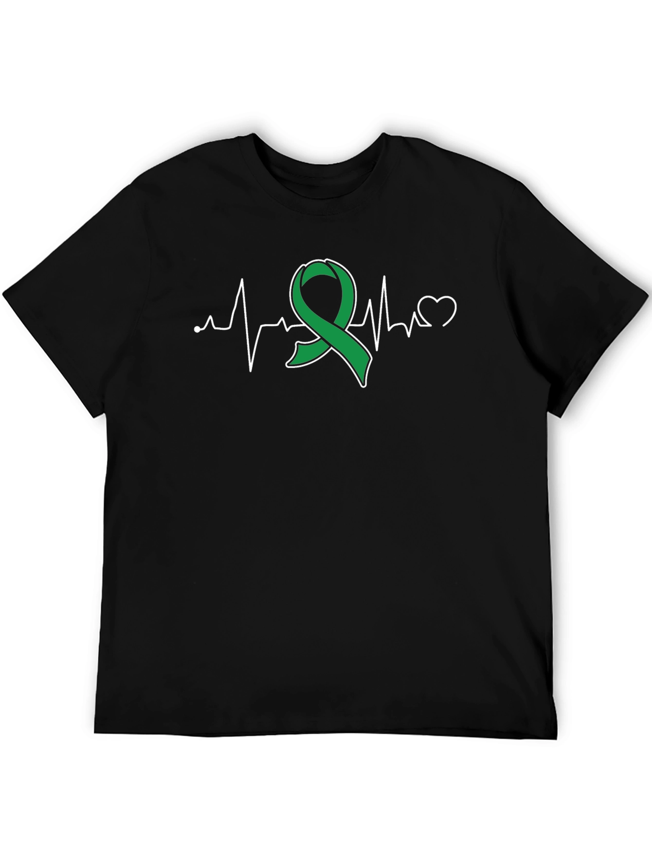 Green Ribbon Heartbeat T-Shirt