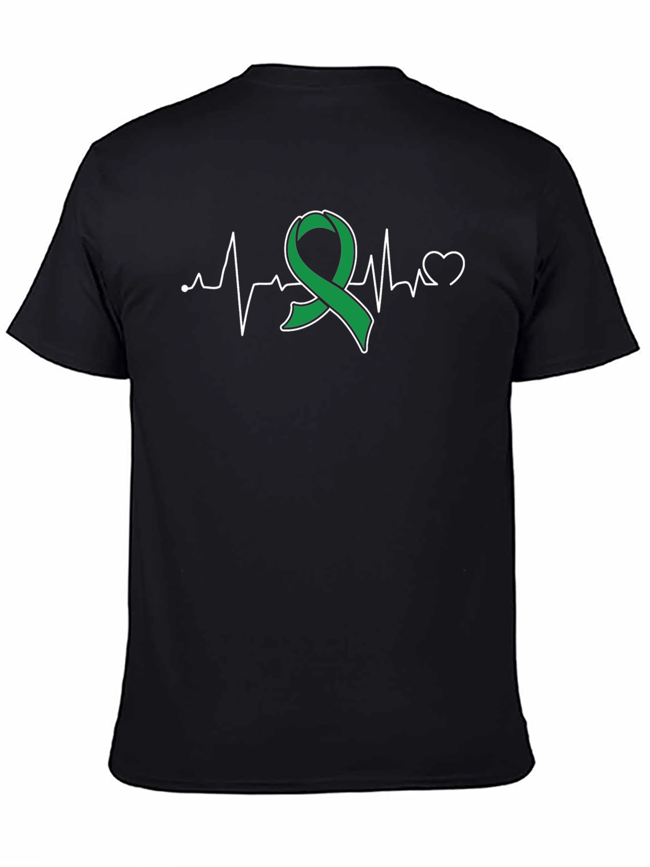 Green Ribbon Heartbeat T-Shirt