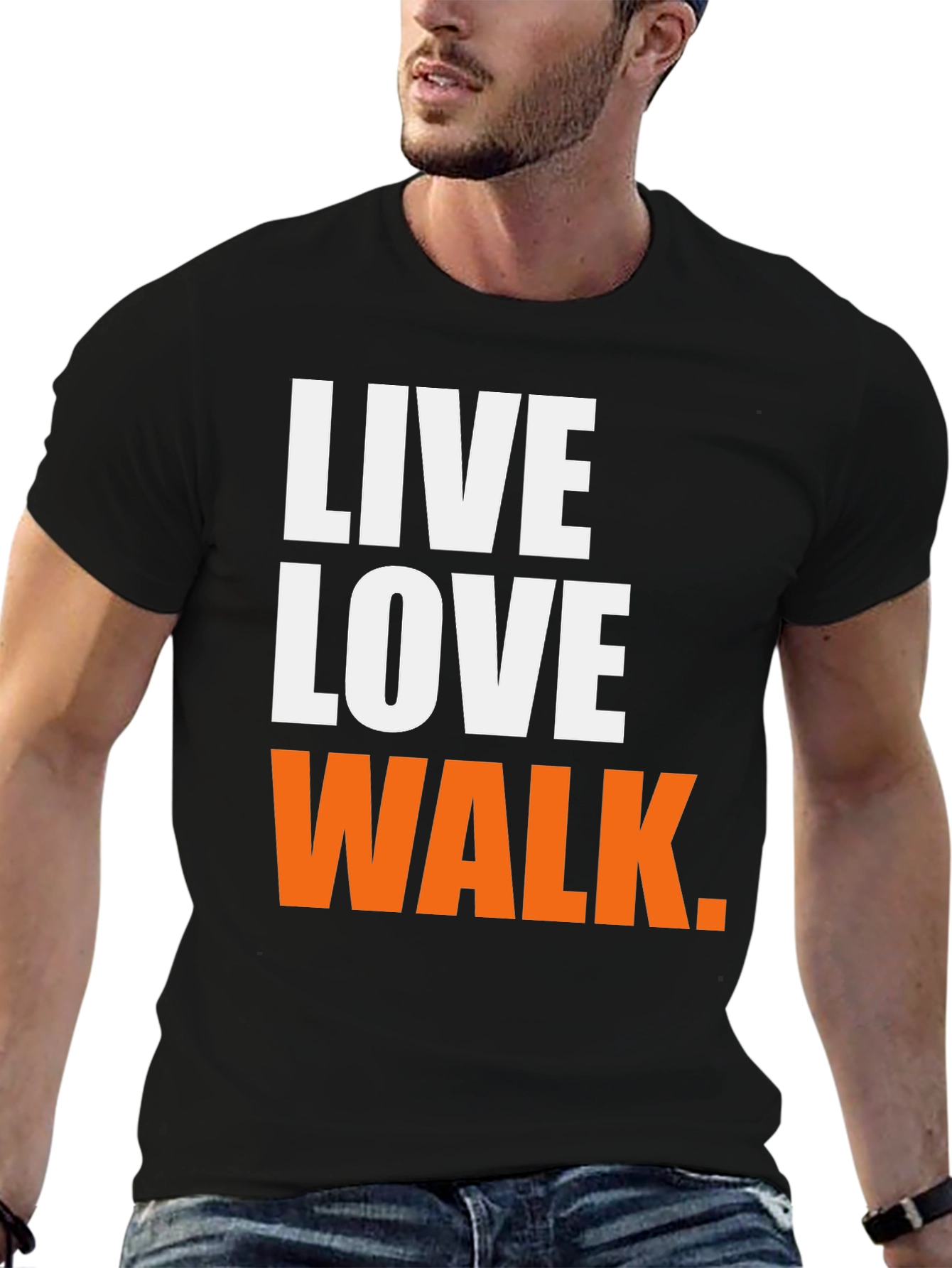 Live Love Walk Graphic T-Shirt