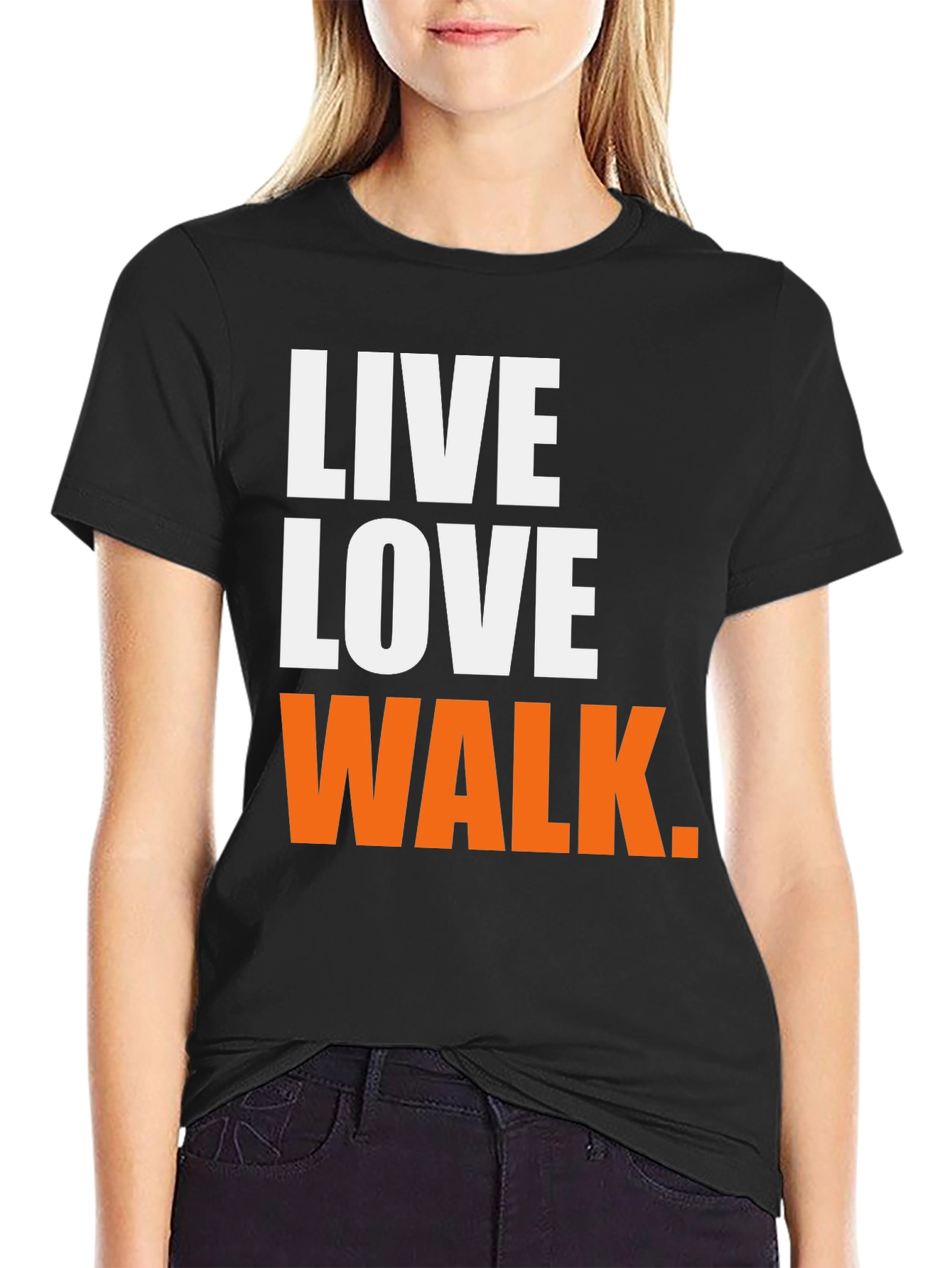 Live Love Walk Graphic T-Shirt
