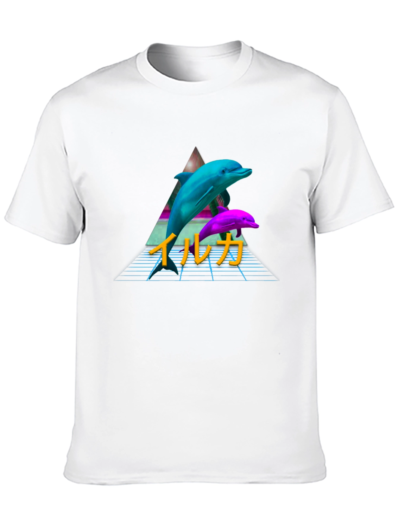 Retro Dolphin T-Shirt Vaporwave Aesthetic Tee
