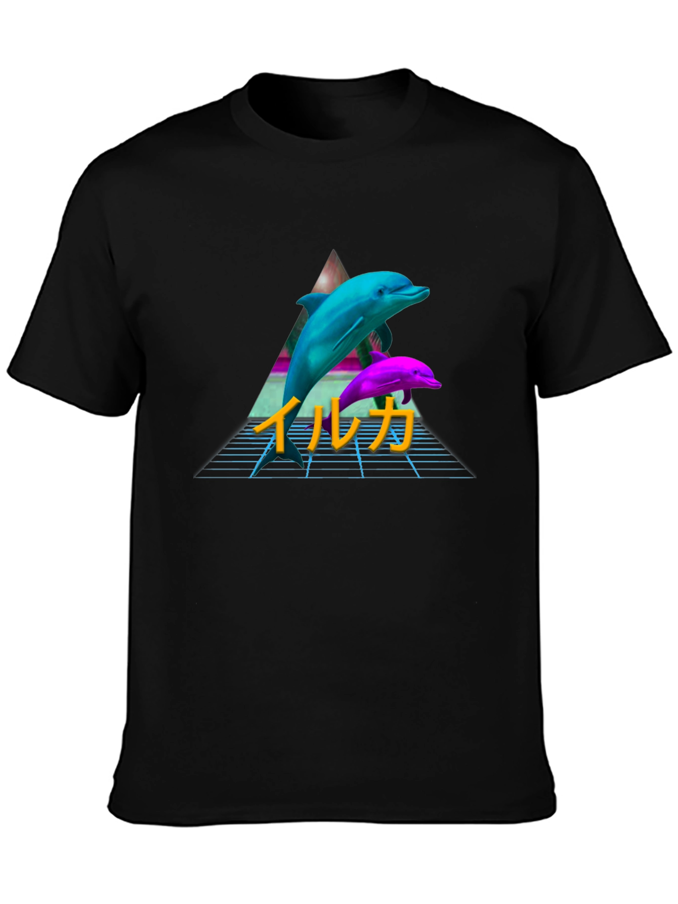 Retro Dolphin T-Shirt Vaporwave Aesthetic Tee