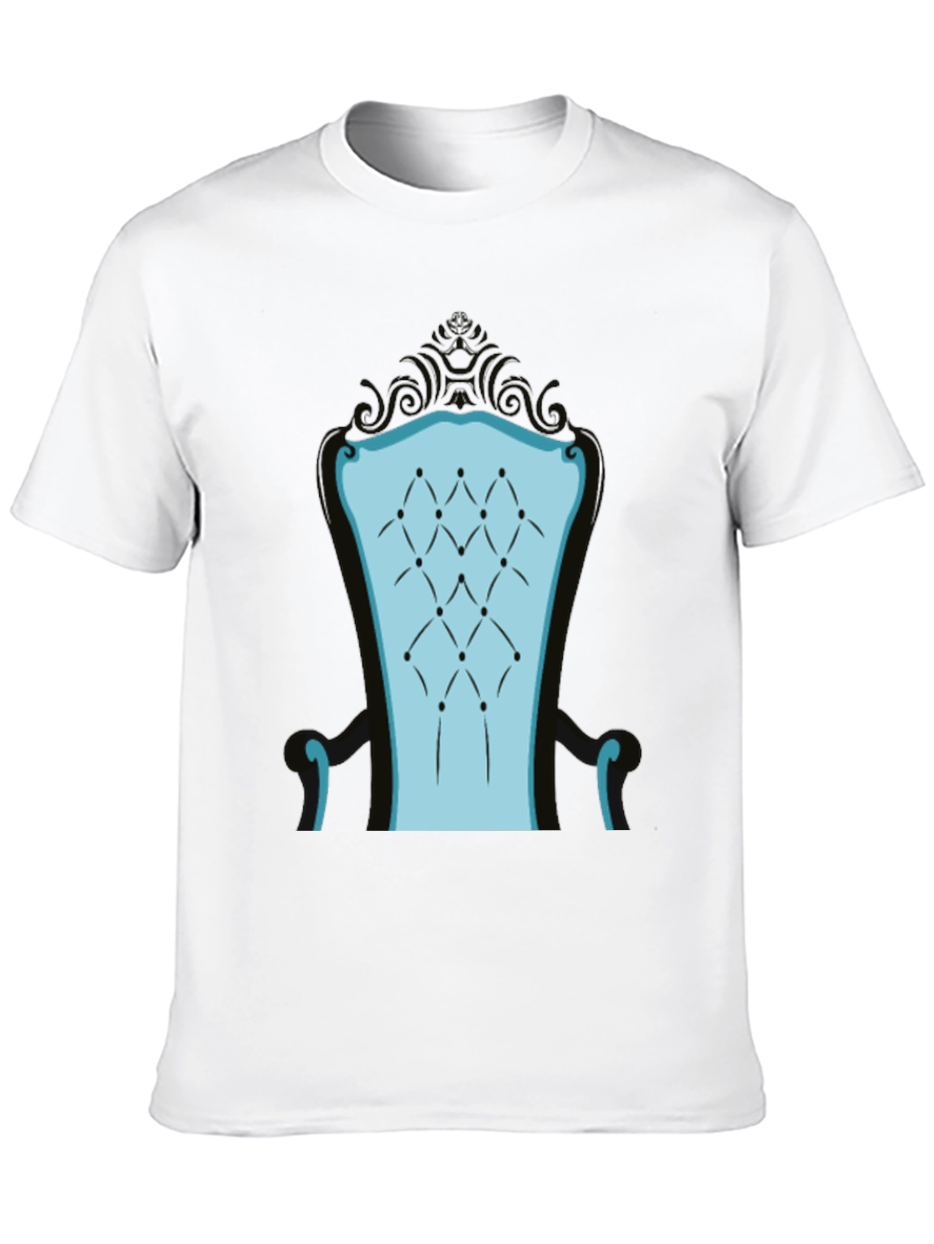 Throne Graphic Tee - Blue Chair Design