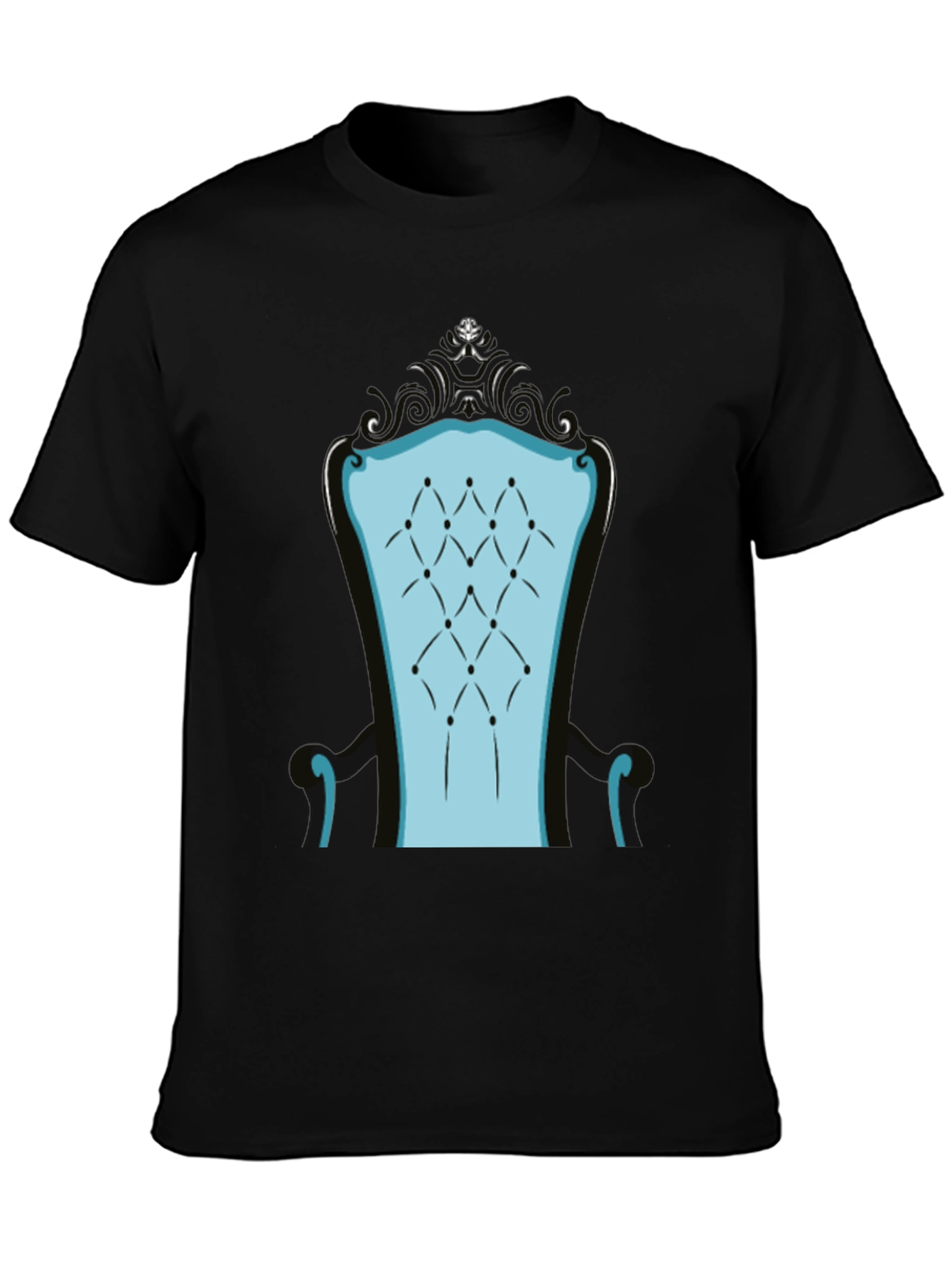 Throne Graphic Tee - Blue Chair Design