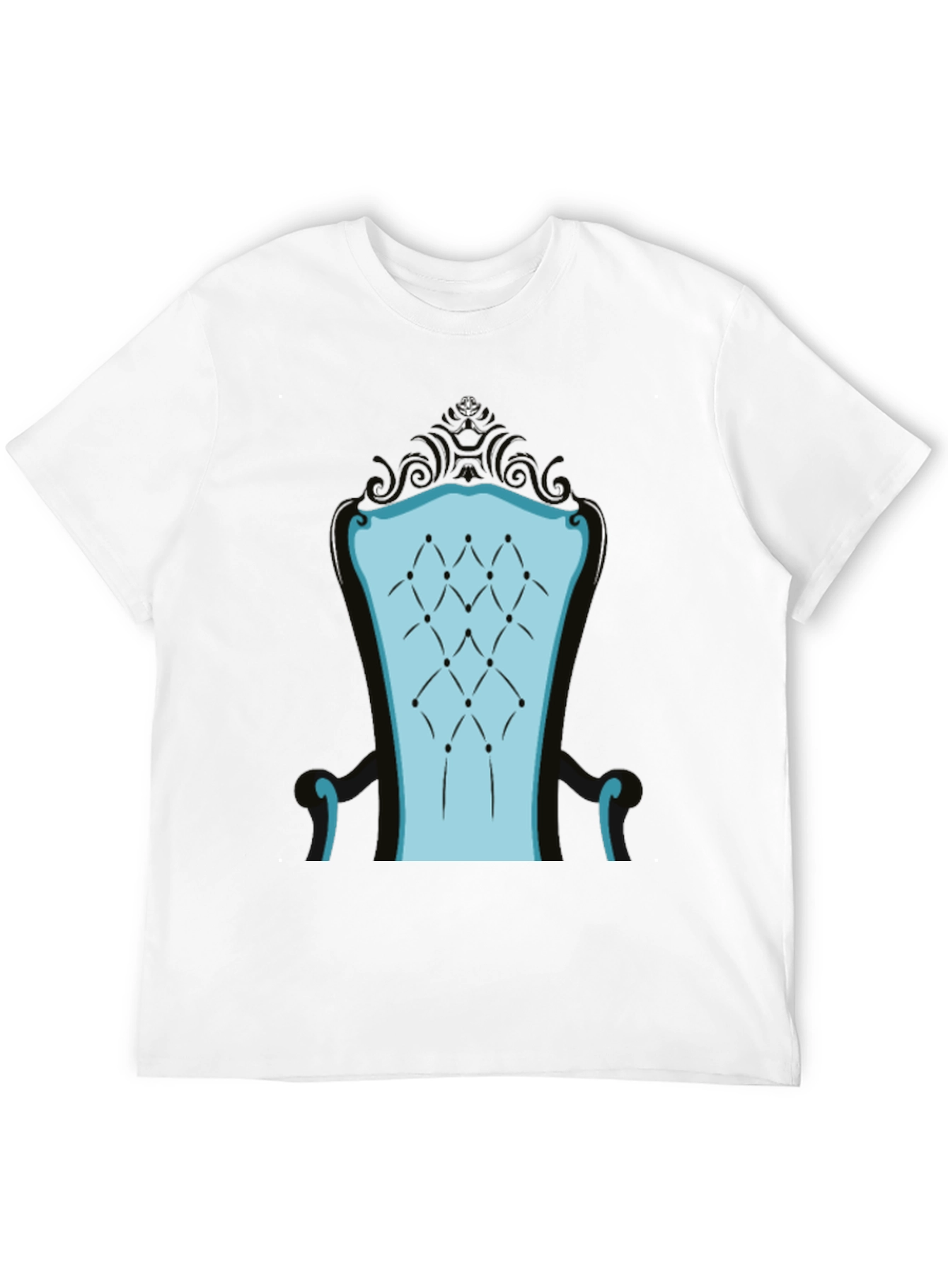 Throne Graphic Tee - Blue Chair Design