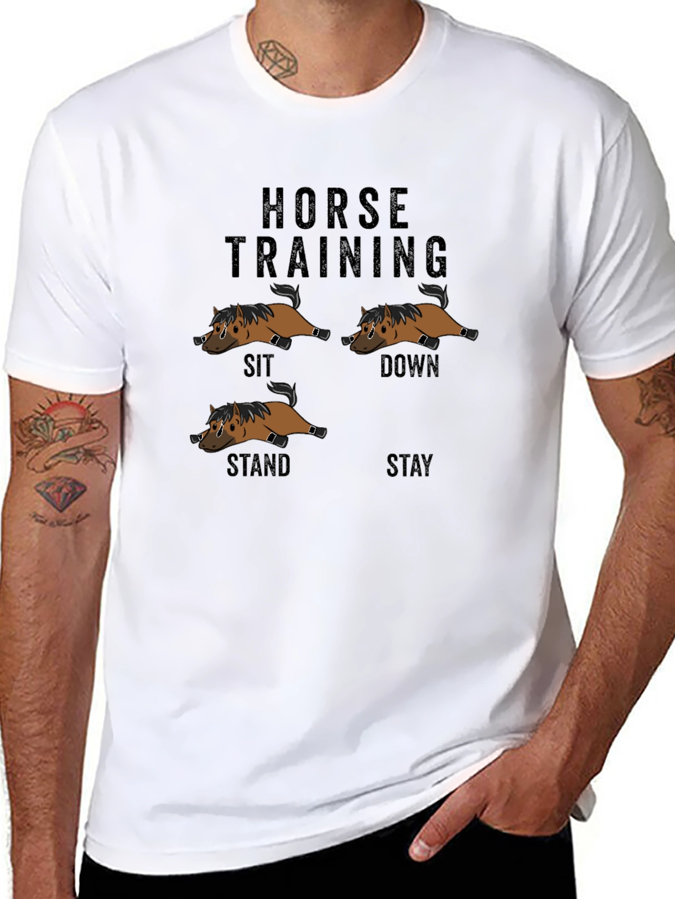 Horse Training T-Shirt - Funny Equestrian Gift