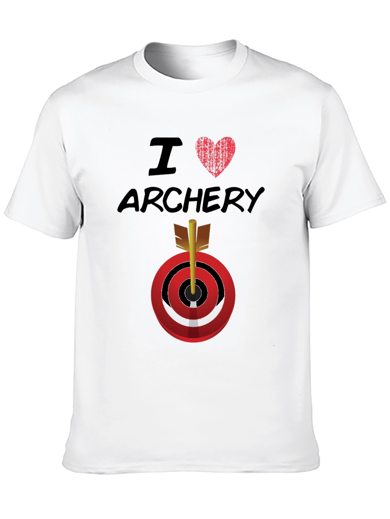 I Love Archery Graphic T-Shirt