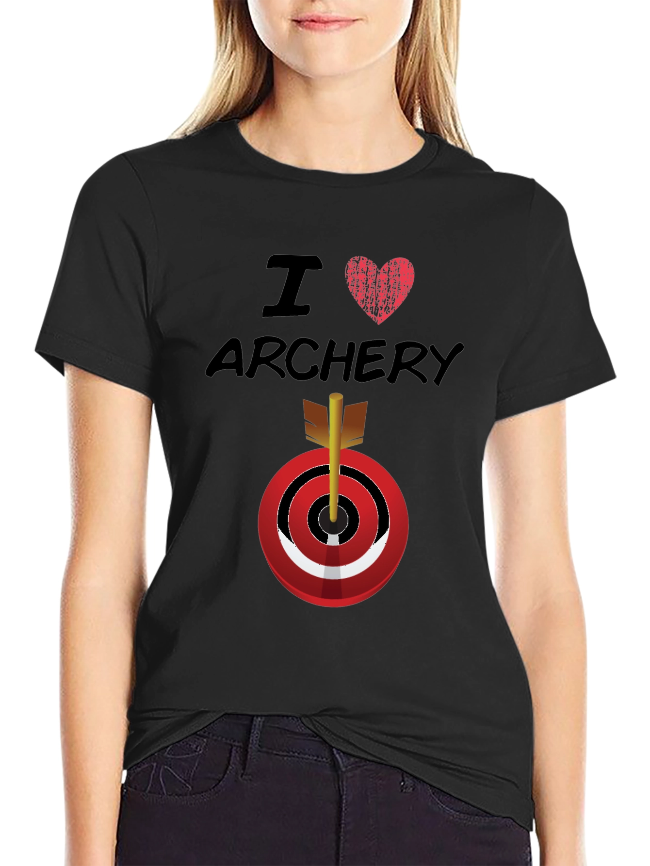I Love Archery Graphic T-Shirt