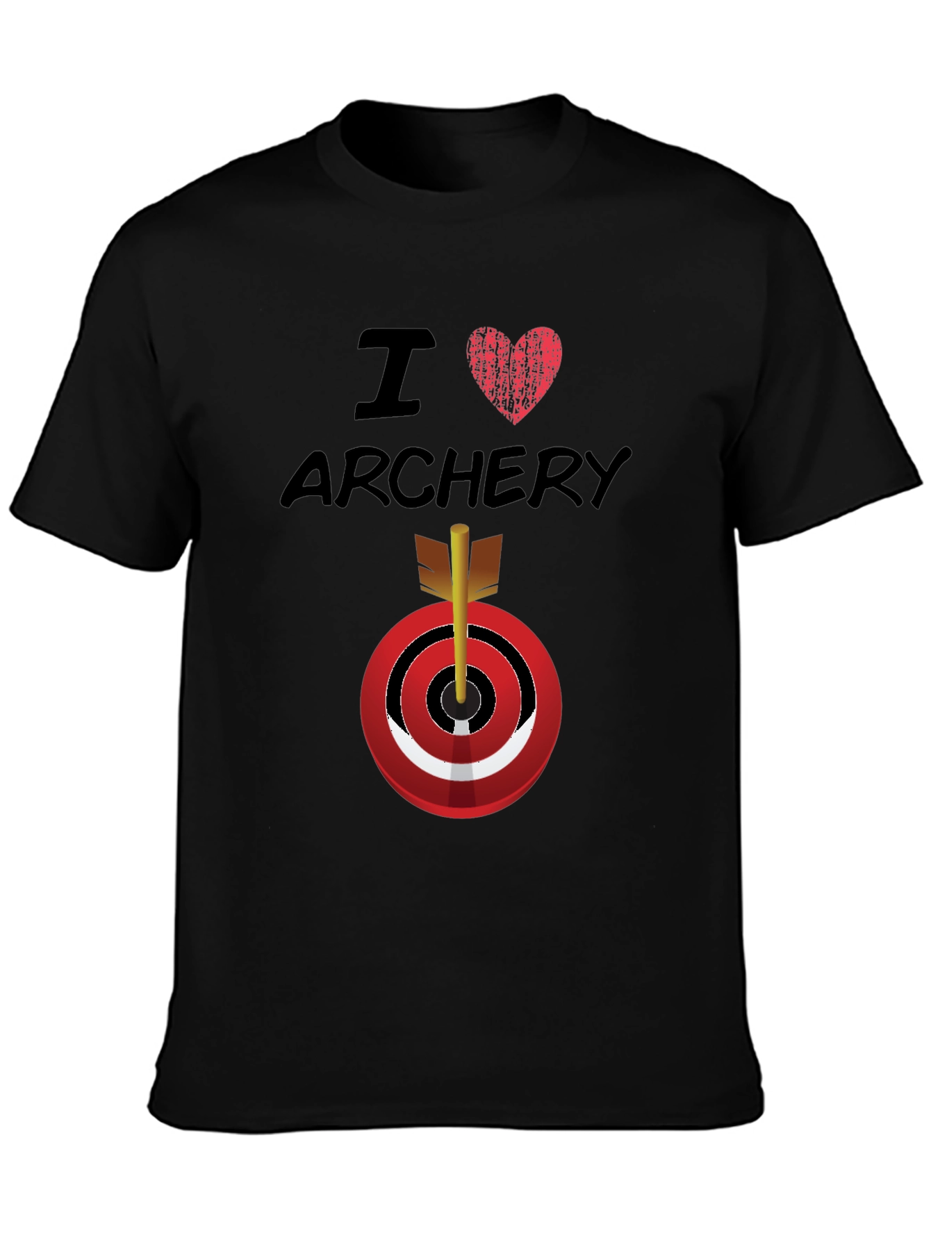 I Love Archery Graphic T-Shirt