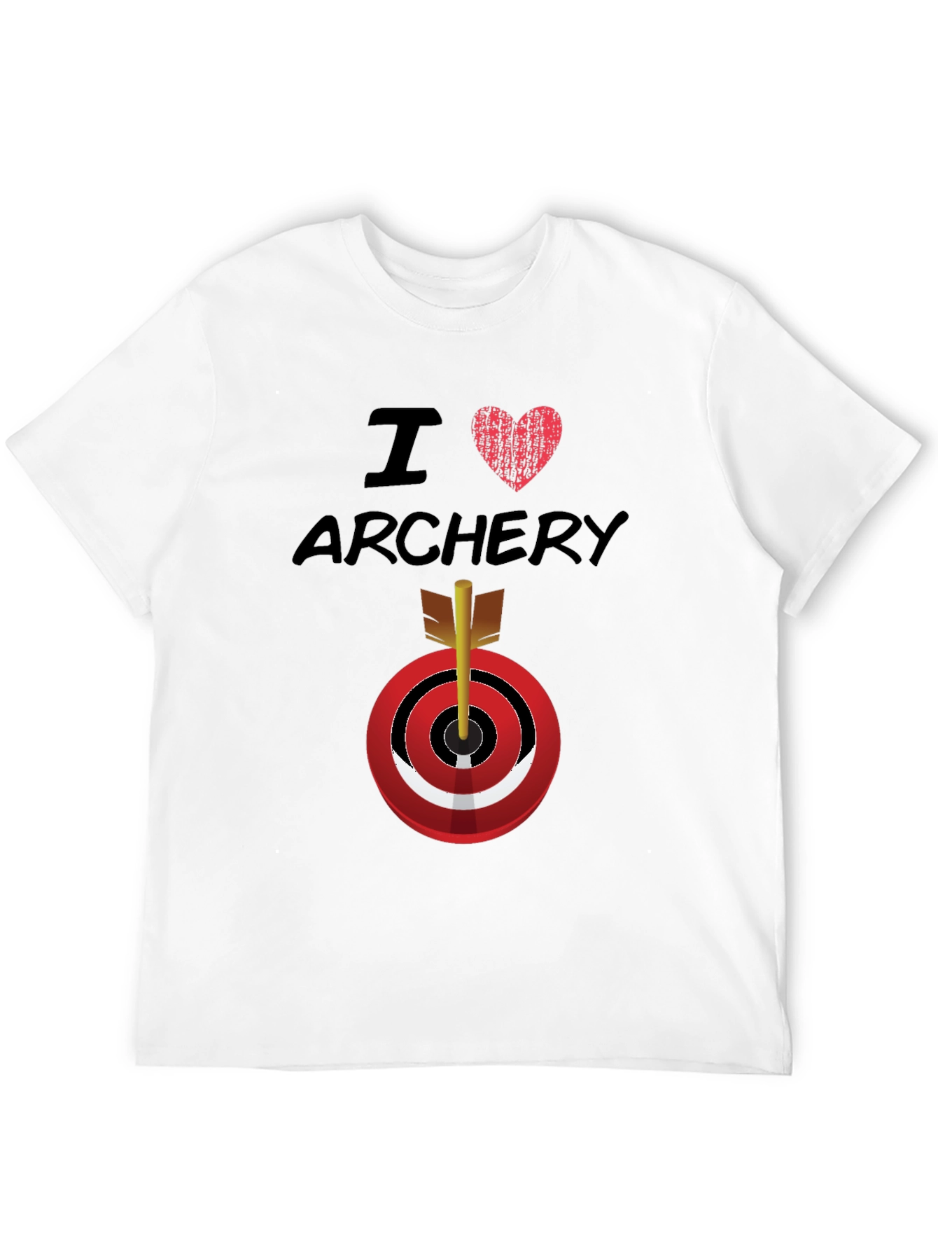 I Love Archery Graphic T-Shirt