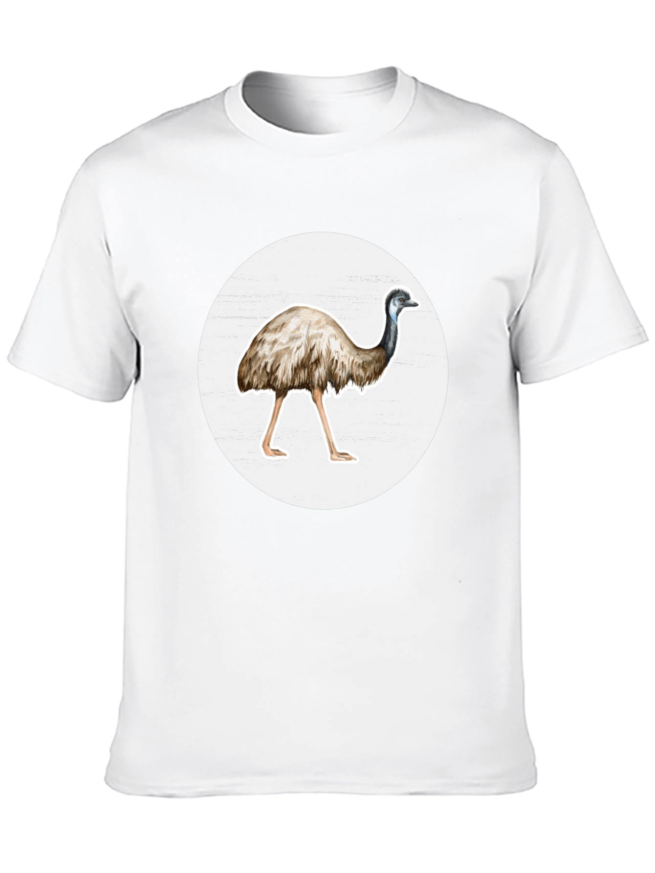 Emu Graphic T-Shirt - Casual Black Tee
