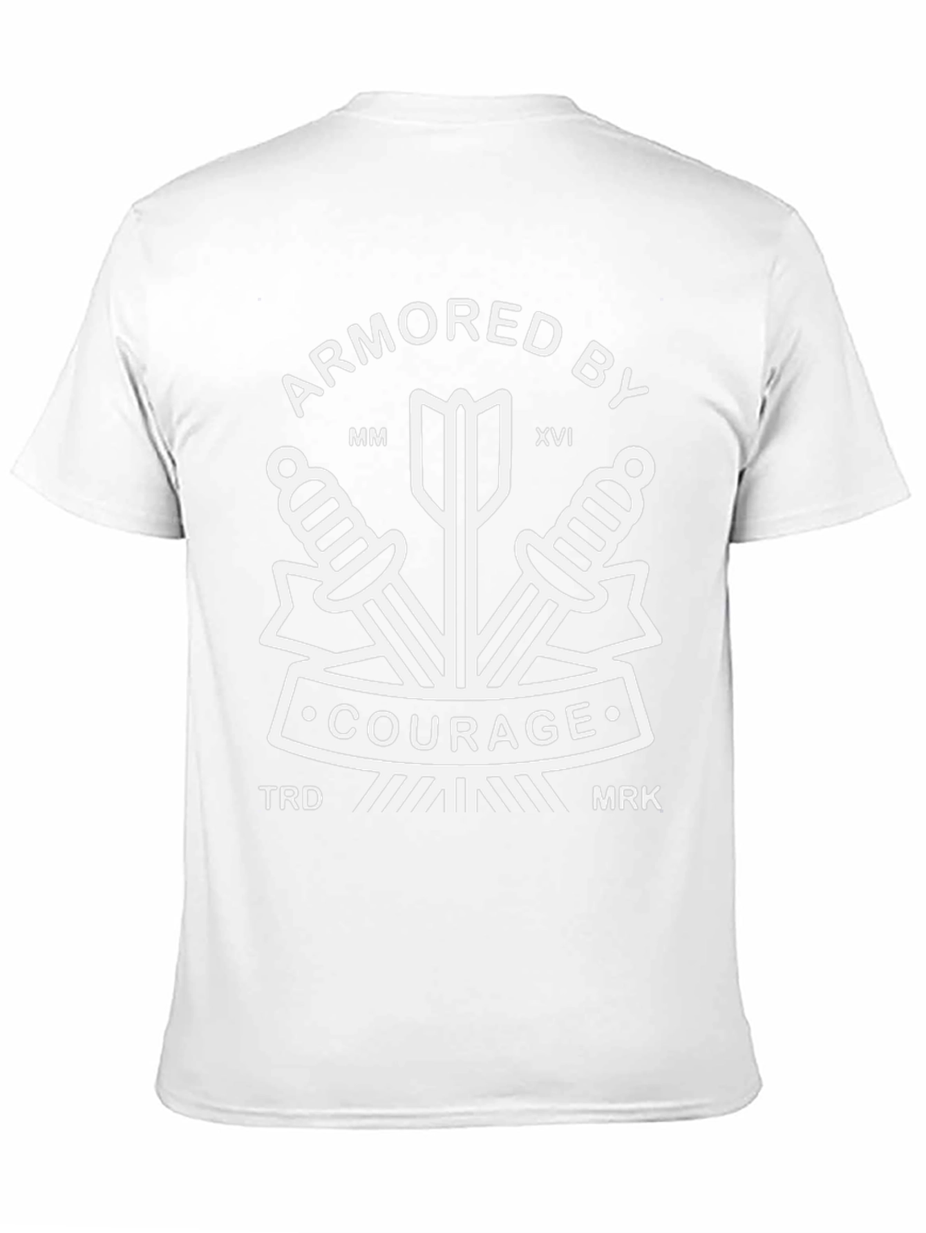 Armored by Courage Graphic Tee - Black
