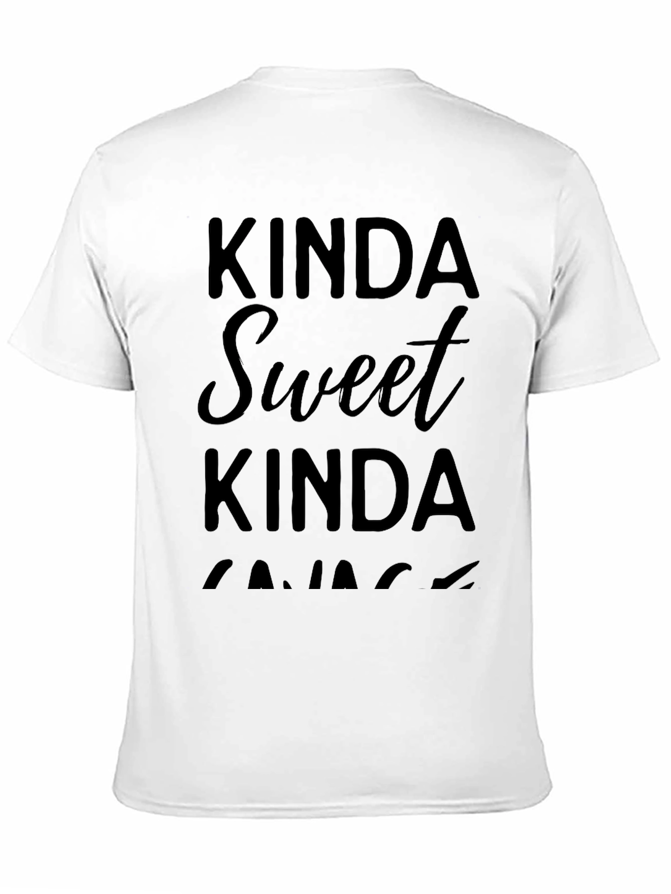 Kinda Sweet Kinda Savage Black Tee