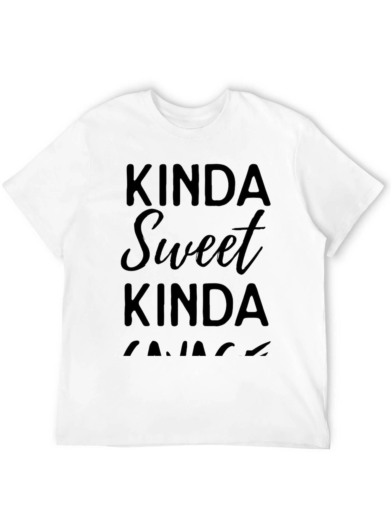 Kinda Sweet Kinda Savage Black Tee