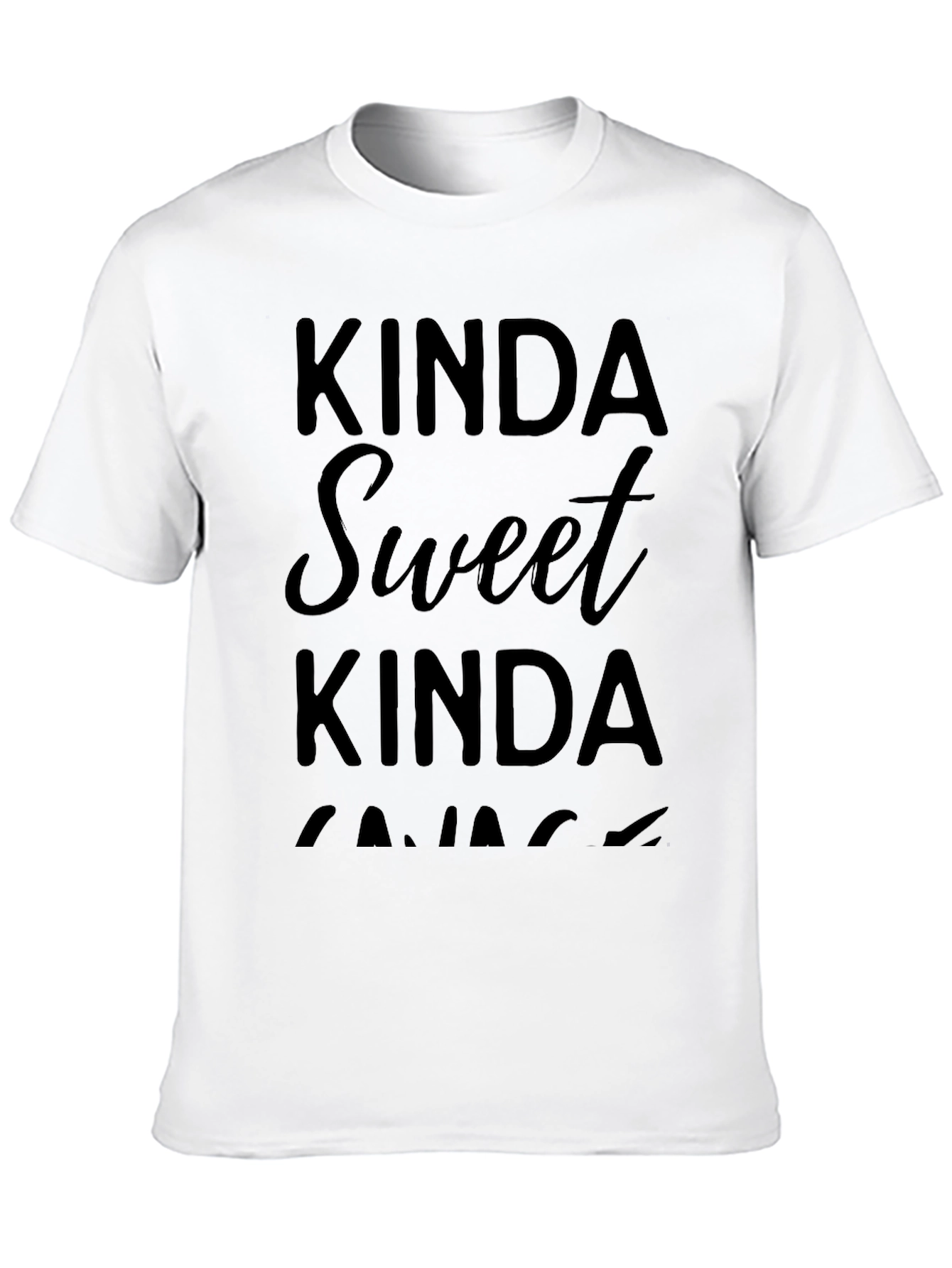 Kinda Sweet Kinda Savage Black Tee