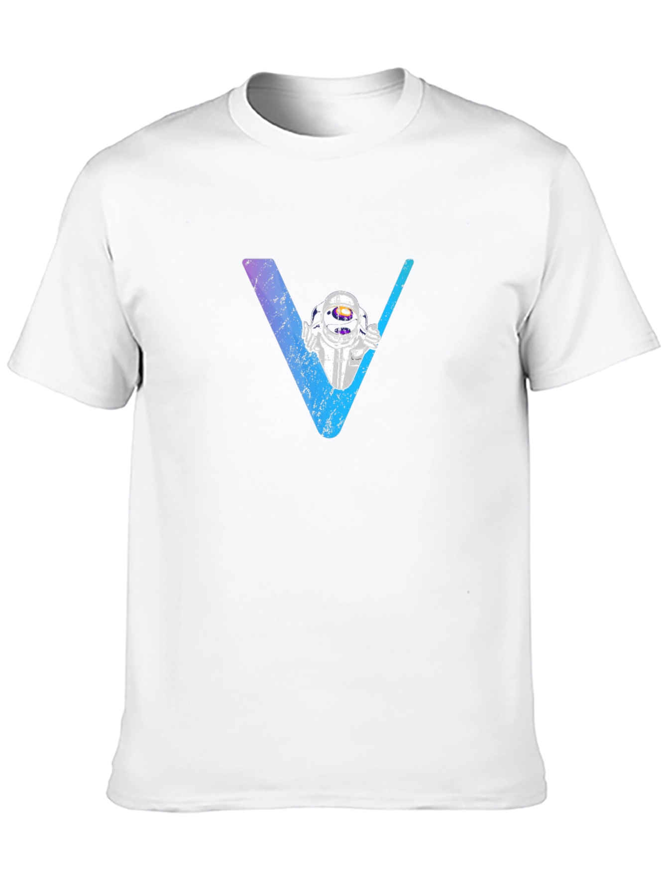 Astronaut V Graphic Black T-Shirt