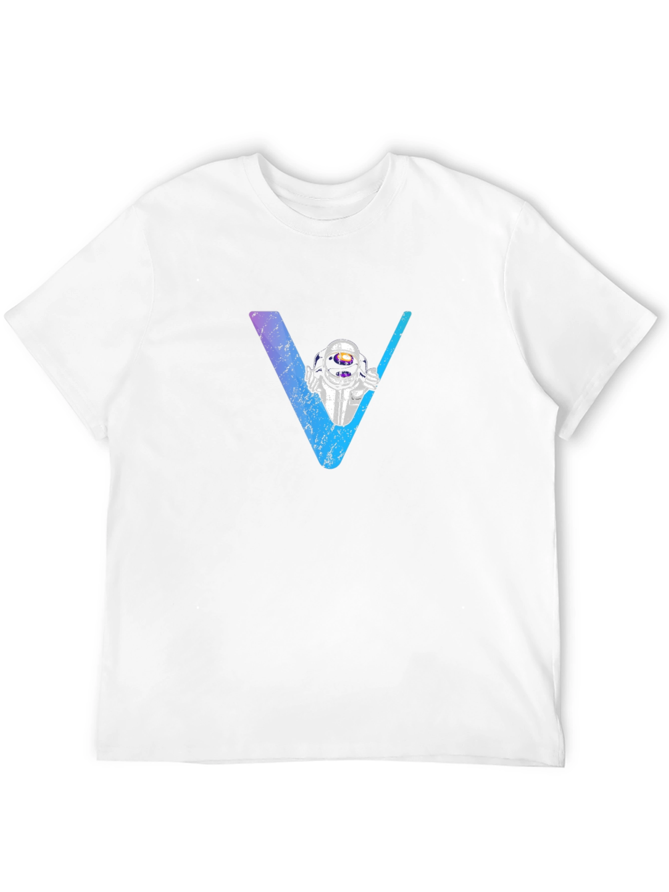 Astronaut V Graphic Black T-Shirt