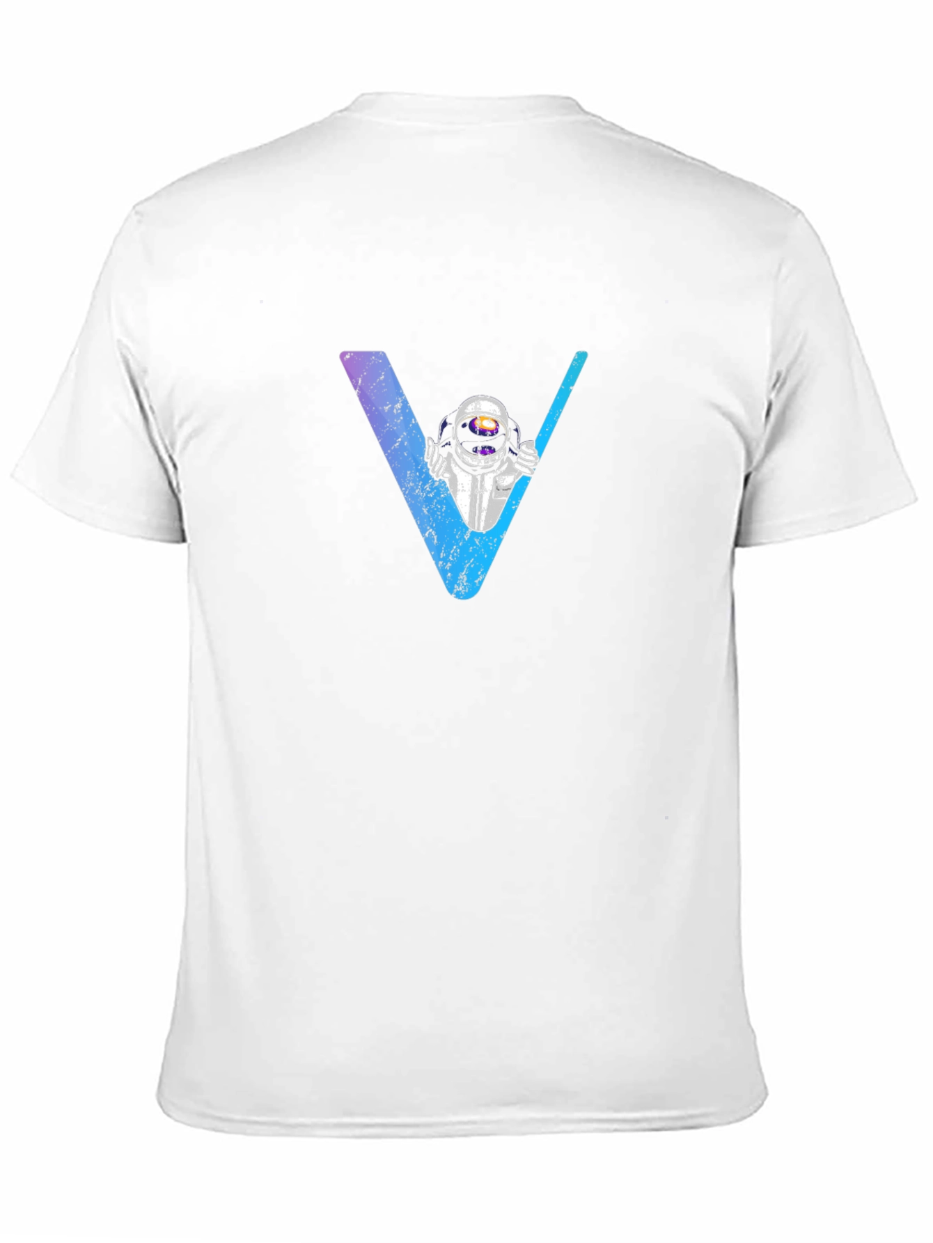 Astronaut V Graphic Black T-Shirt